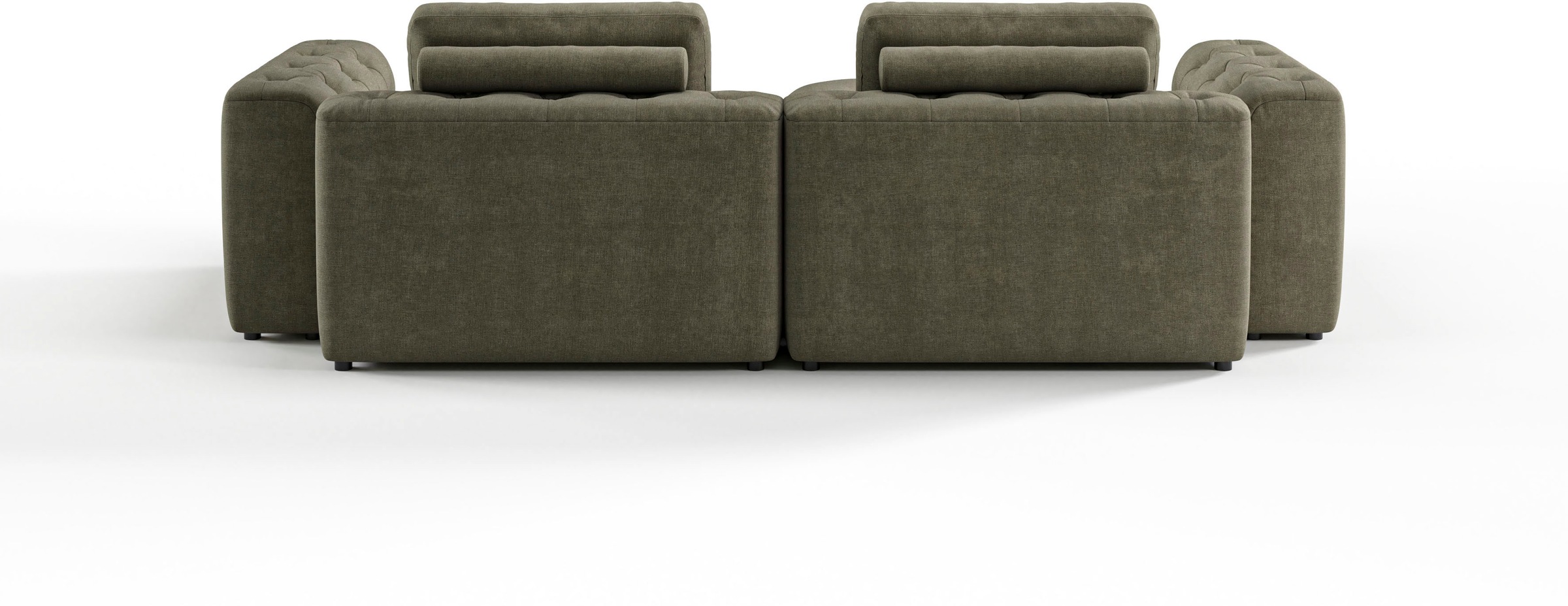 RAUM.ID Ecksofa »Cushid L-Form«, Modulset, bestehend aus 3 Teilen
