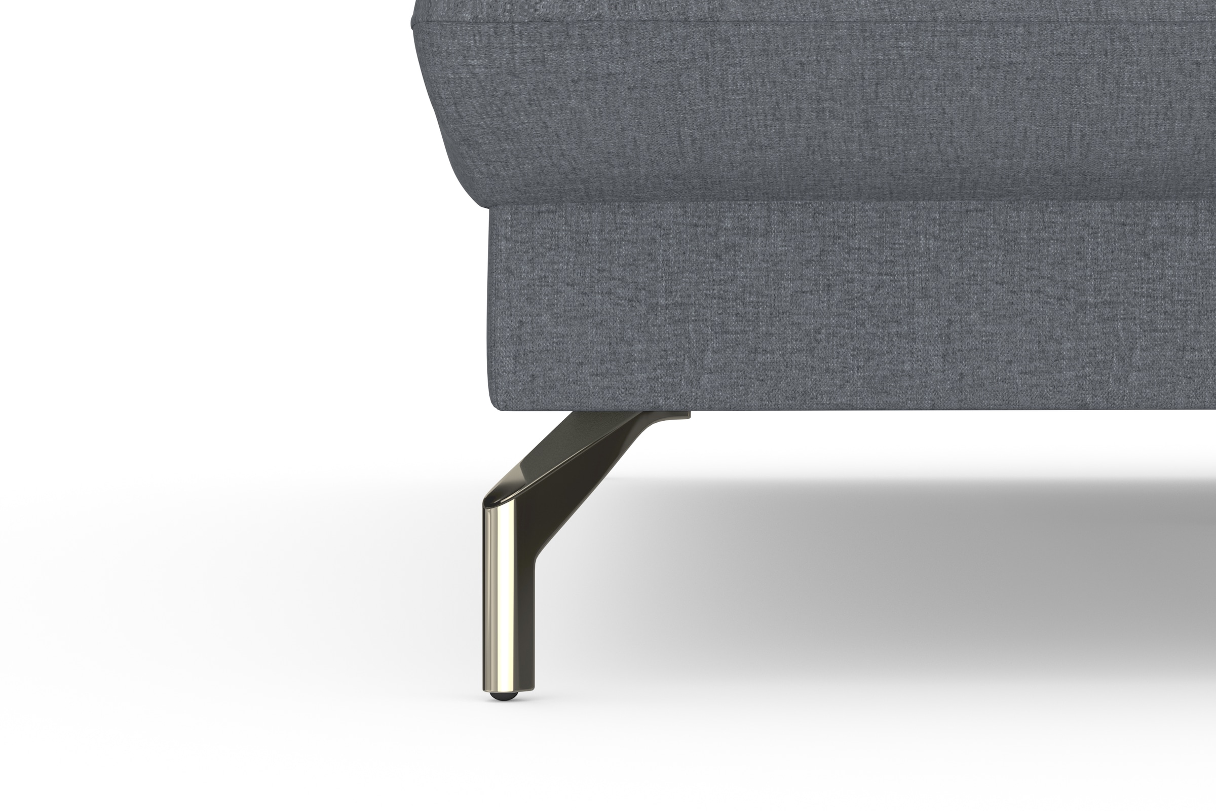 sit&more Ecksofa »Fashion L-Form«, wahlweise mit Kopfteilverstellung, Vorziehsitz, motorisch, Nickelfüße