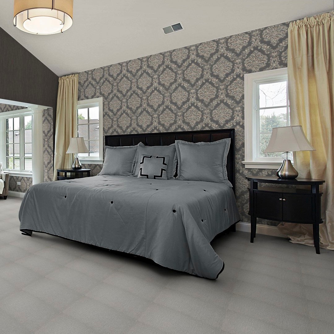 Bodenmeister Teppichboden »Jupiter, Velours - meliert, Made in Belgium«, rechteckig, 7,5 mm Höhe, Wohnzimmer, Schlafzimmer, Kinderzimmer, Breite 400/500 cm