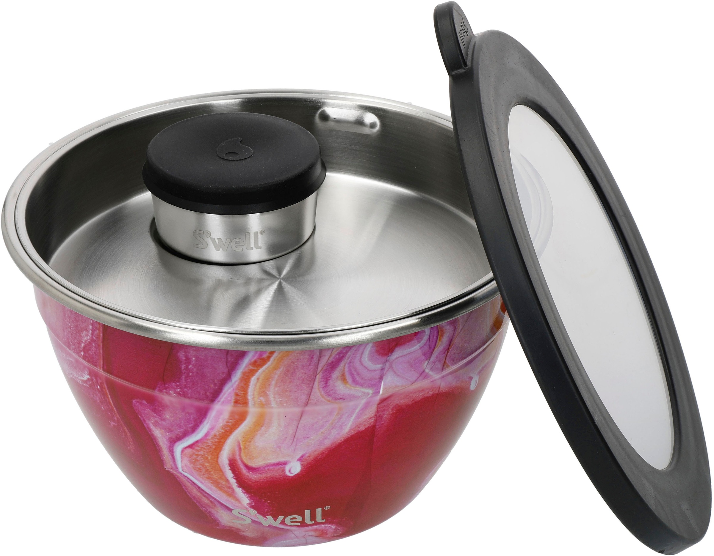 S'well Salatschüssel »S'well Calacatta Gold Salad Bowl Kit, 1.9L« 3 Stk. au günstig online kaufen