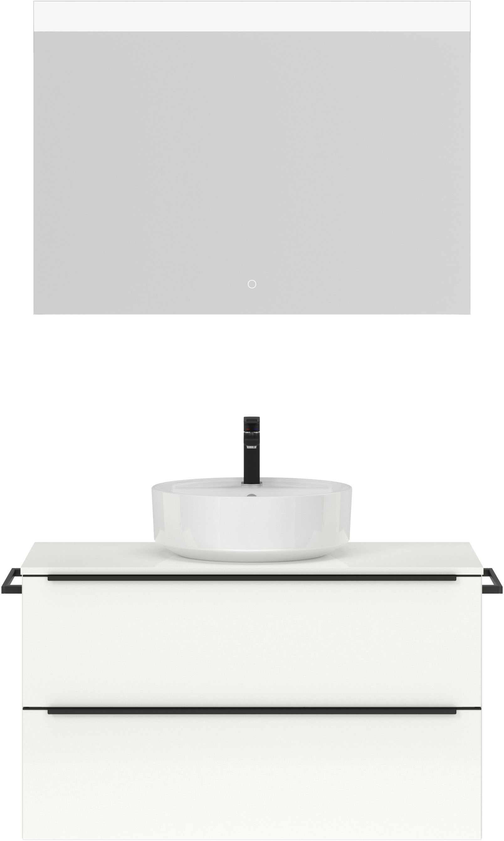 nobilia® Badmöbel-Set »Alvene« vormontiert, mit Soft-Close, 2 Stk. tlg. günstig online kaufen