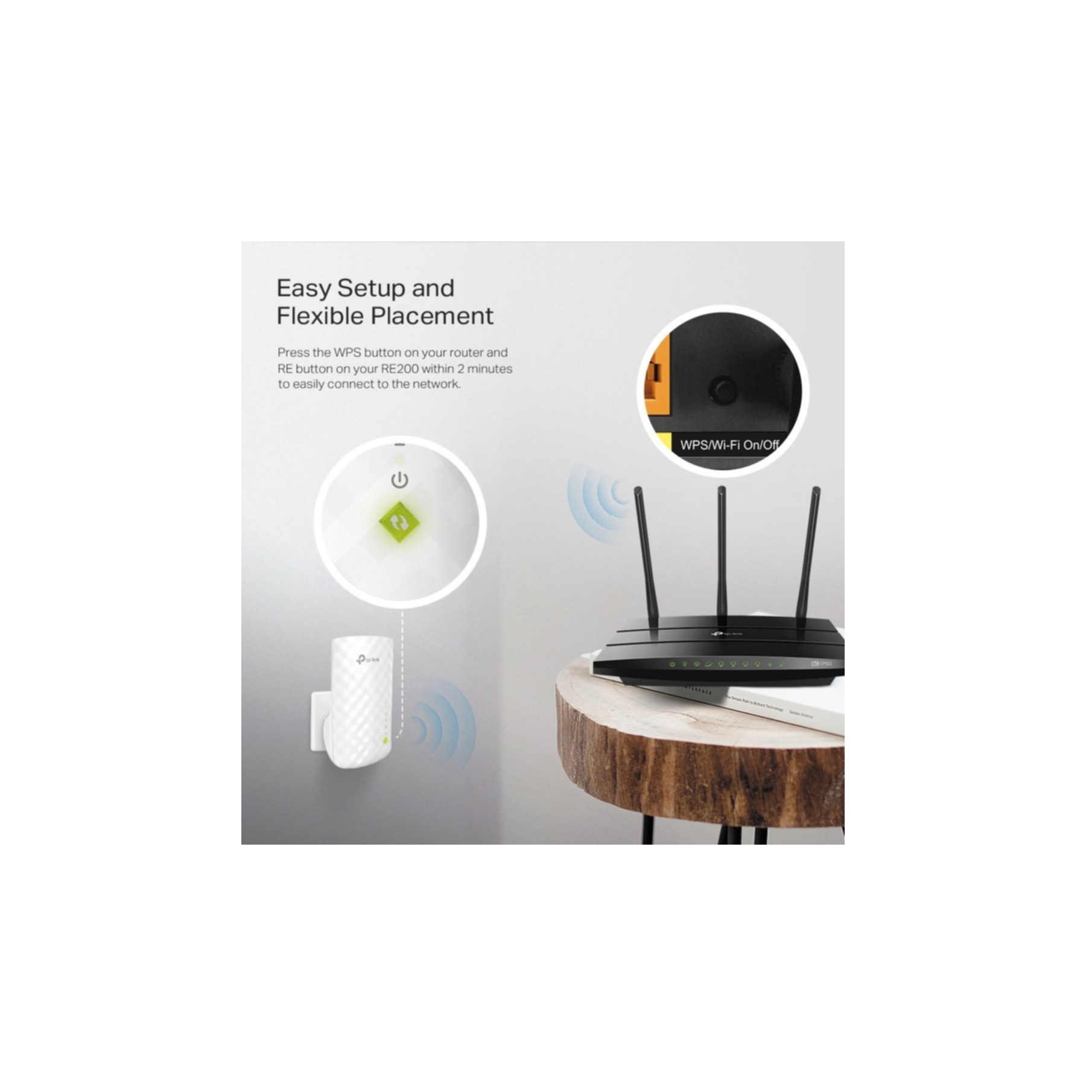 TP-Link Reichweitenverstärker »AC750 Mesh WLAN Repeater«