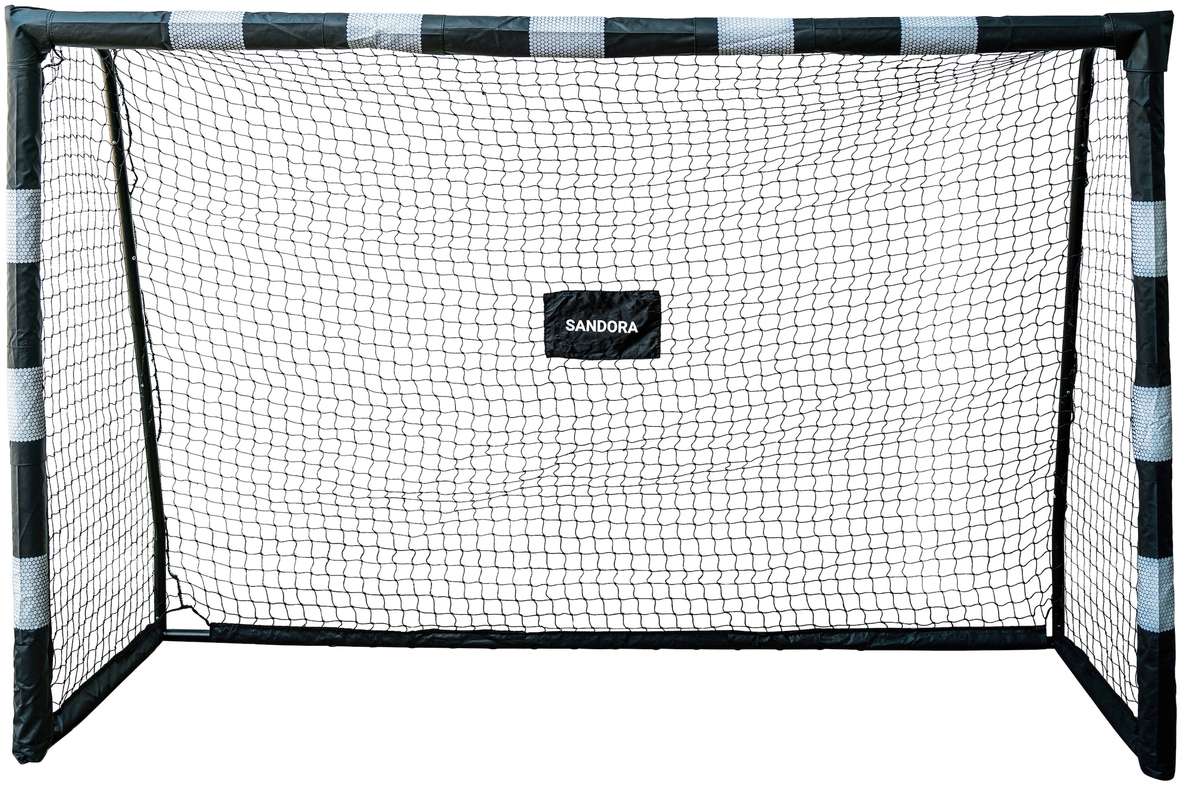 SANDORA Fußballtor »Hattrick L«, Ron-Robert Zieler Edition, 240x160x85, schwarz/weiß