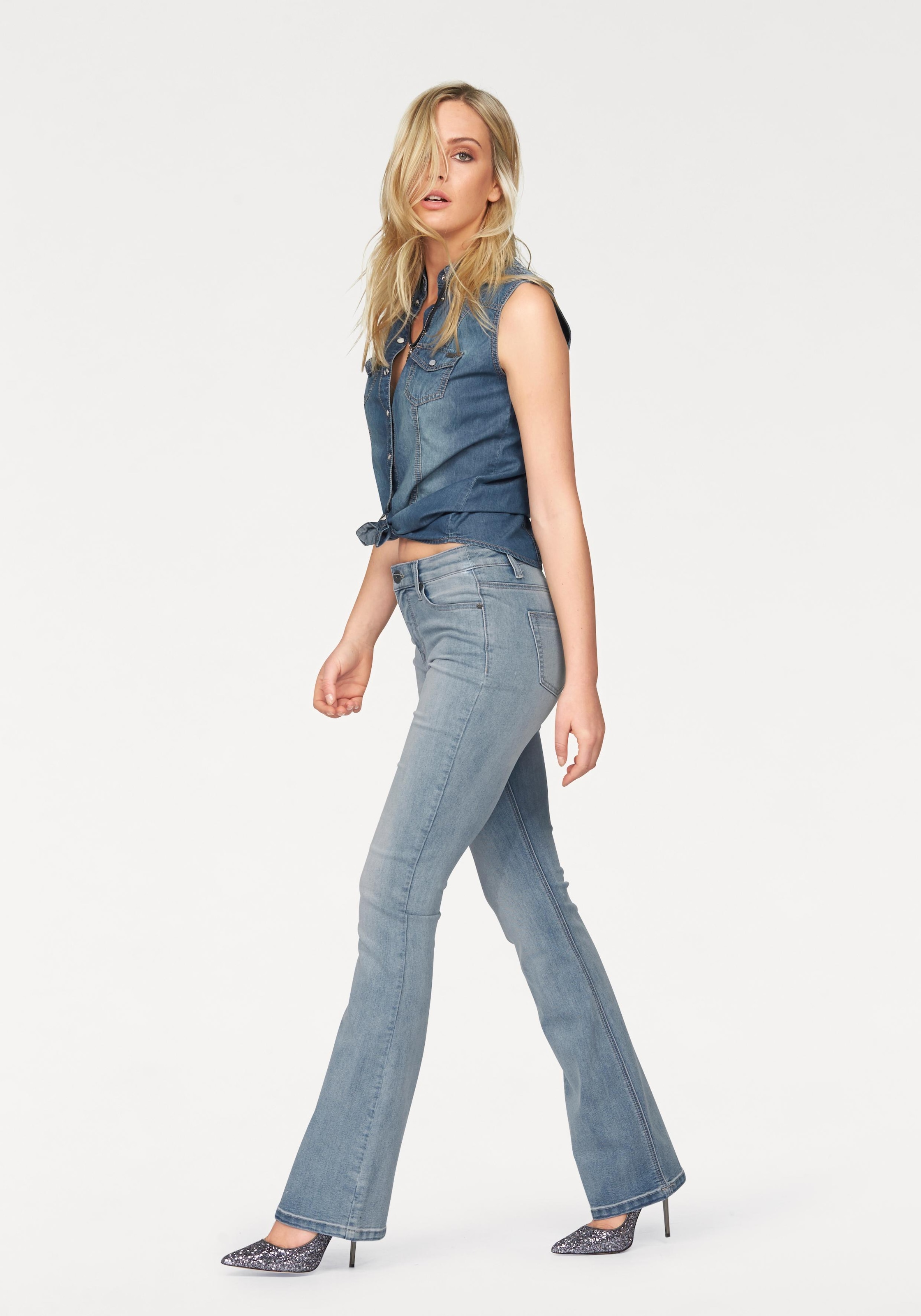 Arizona Bootcut-Jeans »Shaping«, High Waist