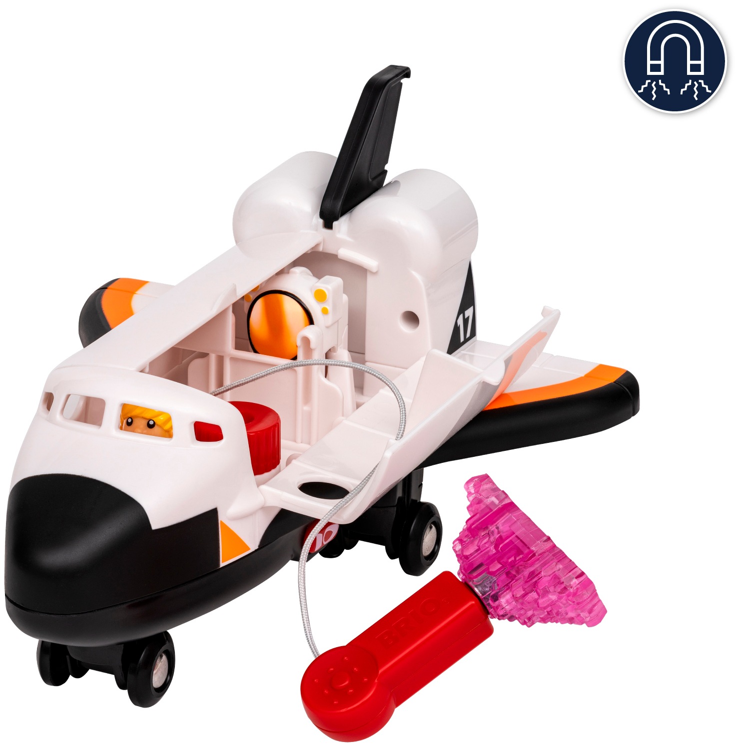 BRIO® Spielzeug-Flugrakete »BRIO® WORLD, Space Shuttle (36150)« mit Licht und Sound