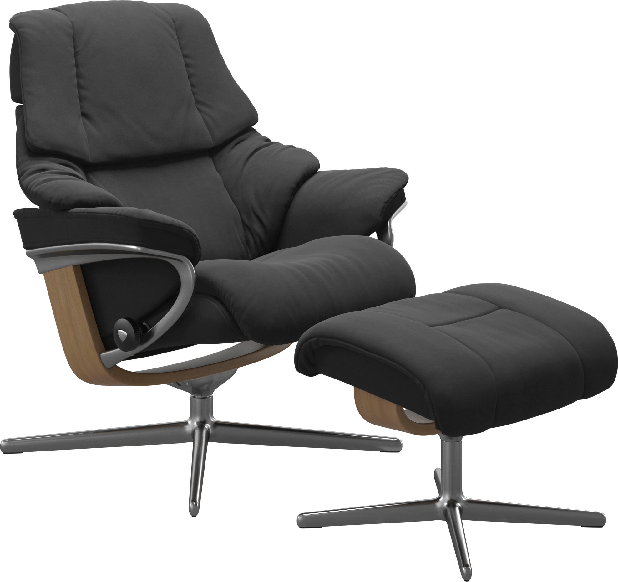 Stressless Relaxsessel "Reno", mit Cross Base, Größe S, M & L, Holzakzent E günstig online kaufen