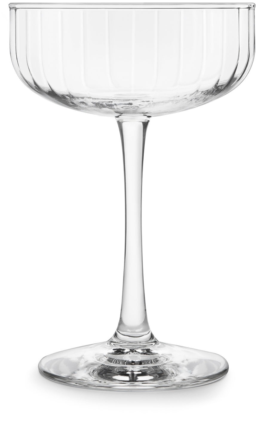 LIBBEY Champagnerglas »Libbey Trinkglas, 12er Set -LINEAR-«, (Set, 12 tlg.), 251 ml, hochwertig verarbeitet, im modernen Design
