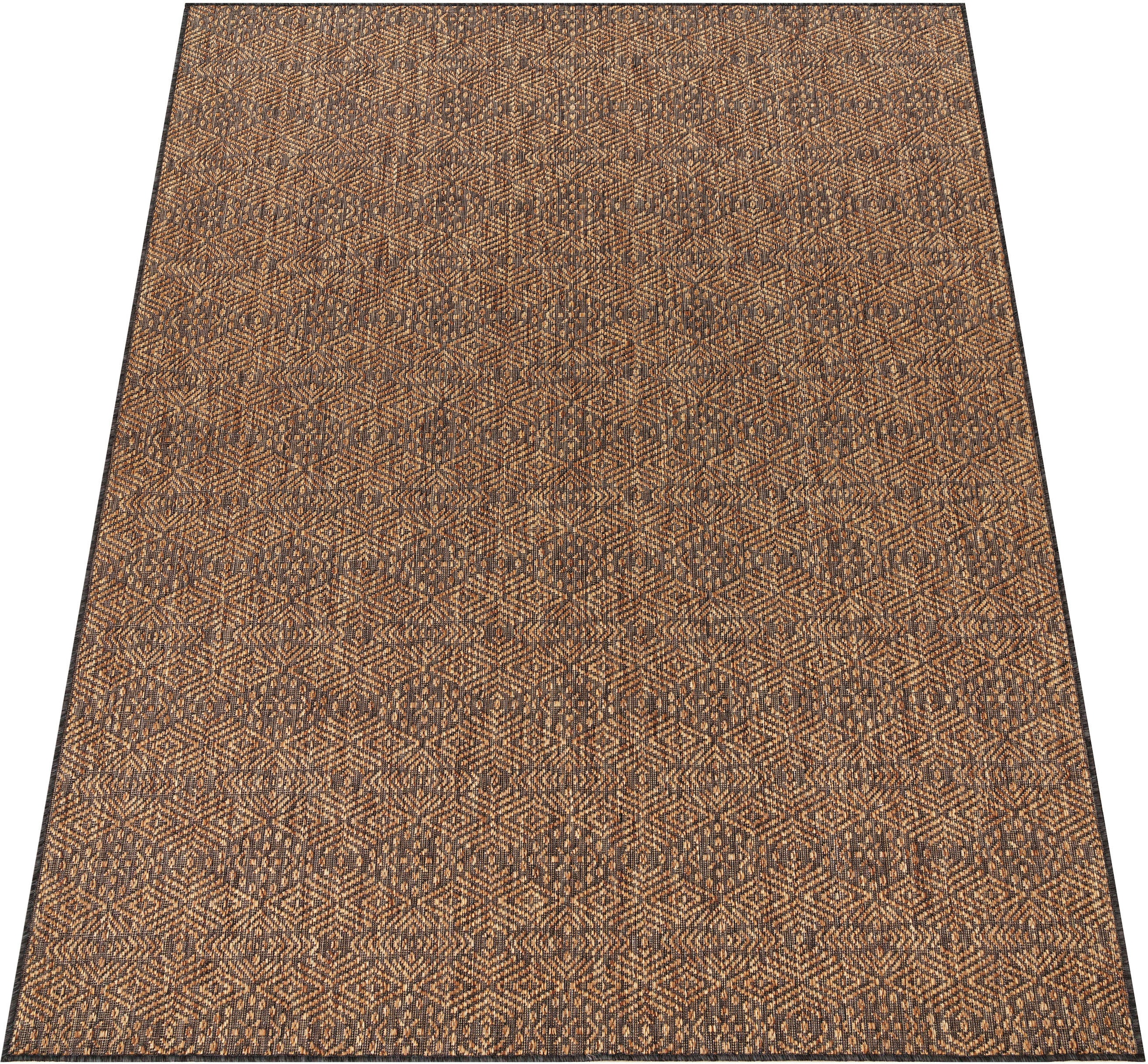 geeignet Paco Flachgewebe, modernes Rauten bestellen Outdoor Teppich Design, 329«, Home und rechteckig, schnell und »Illusion In- bequem