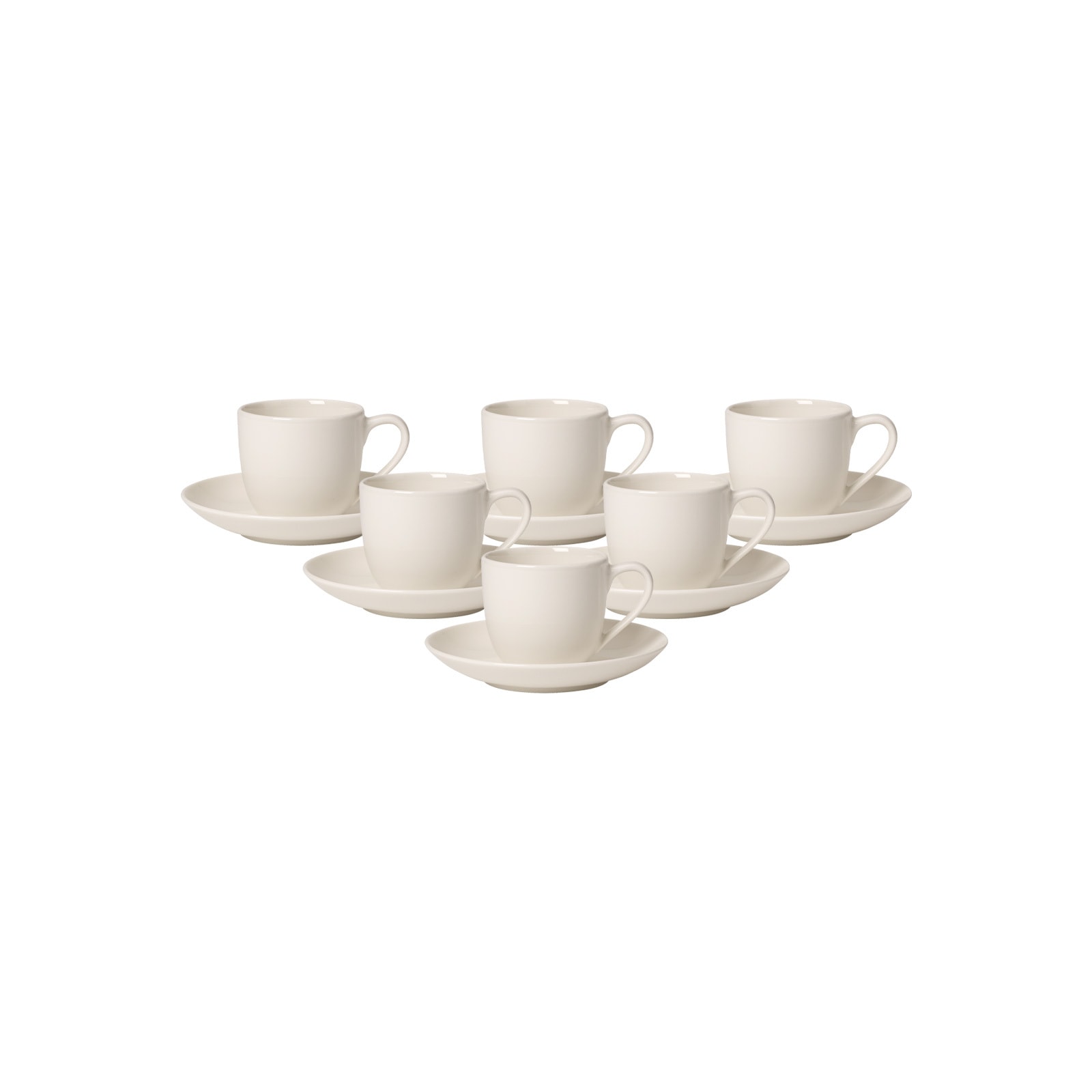 Villeroy & Boch Tasse »Espressotassen mit Untertassen For Me 70 ml 6er Set günstig online kaufen