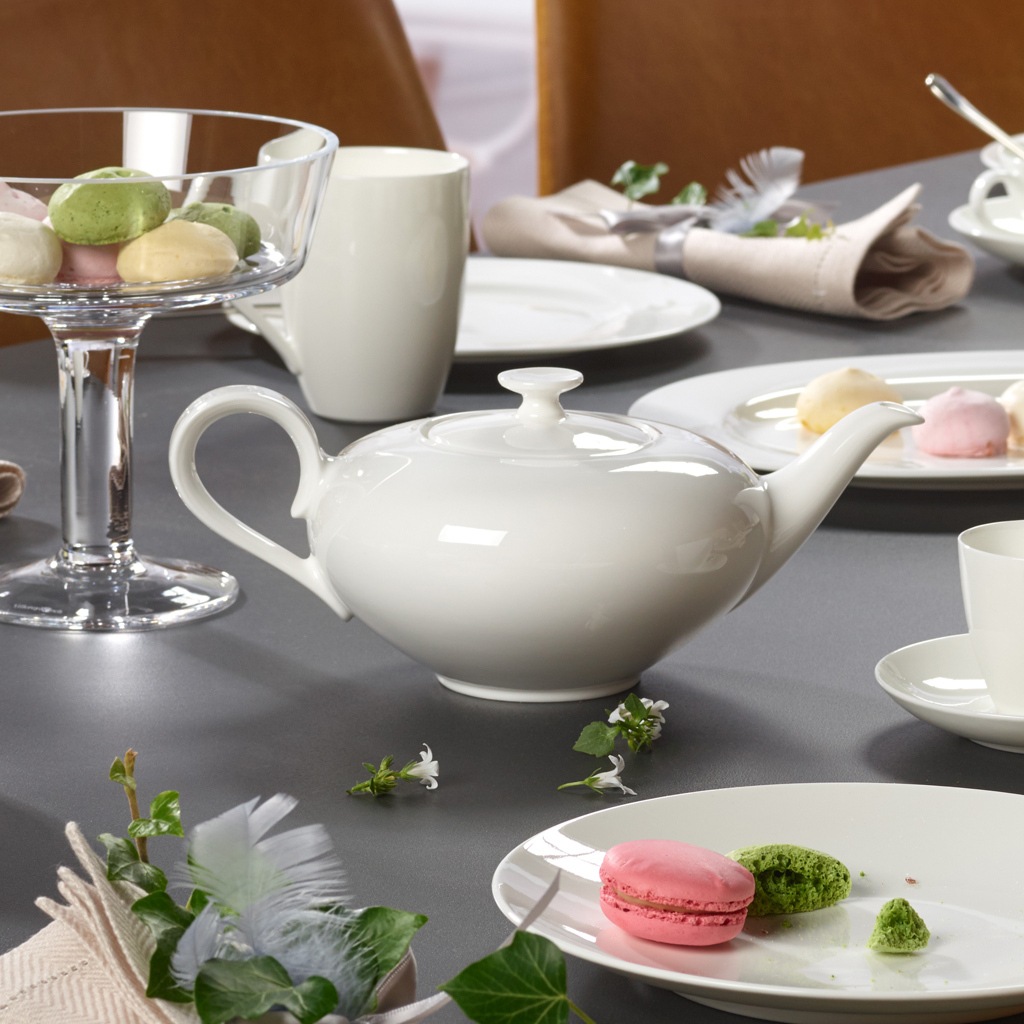 Villeroy & Boch Teekanne »Teekanne Anmut 1 l weiß« günstig online kaufen