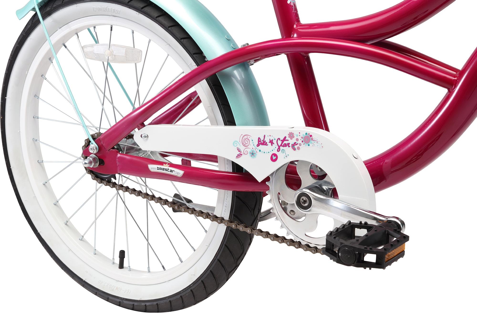 Bikestar Jugendfahrrad »Cruiser«, 1 Gang, für Damen