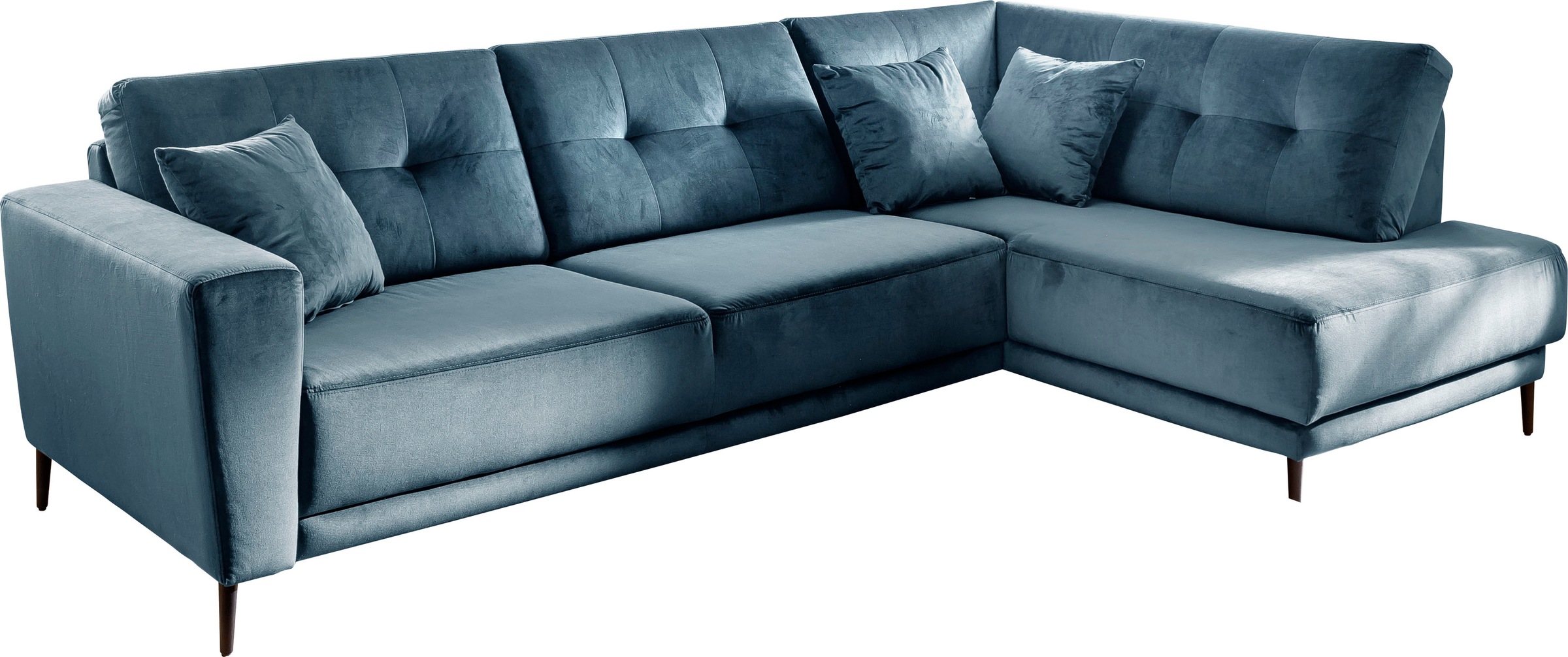Trends by HG Polsterecke »Barcelona L-Form«, mit Metallfuss, frei im Raum s günstig online kaufen