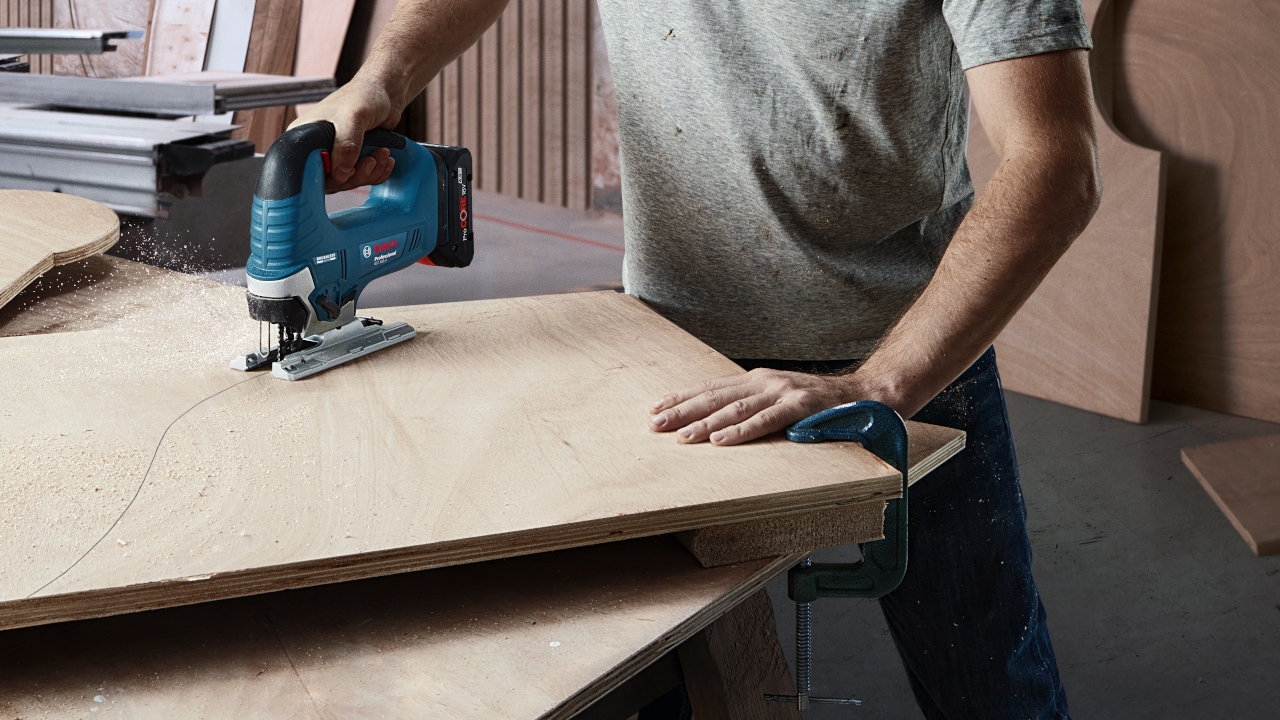 Bosch Professional Akku-Stichsäge »»GST 18V-125 S««, ohne Akku, ohne Ladegerät