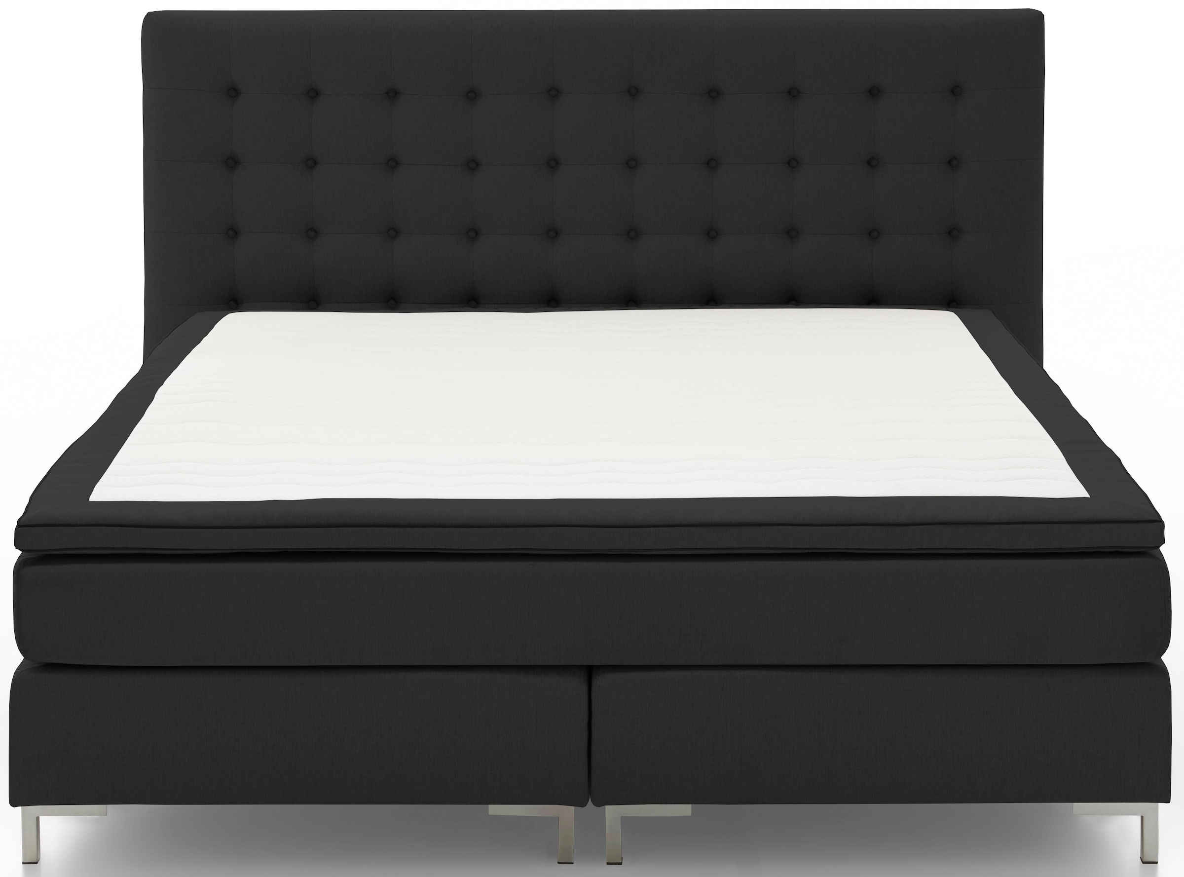 ATLANTIC home collection Boxspringbett Anni, mit Federkernmatratze und Topp günstig online kaufen