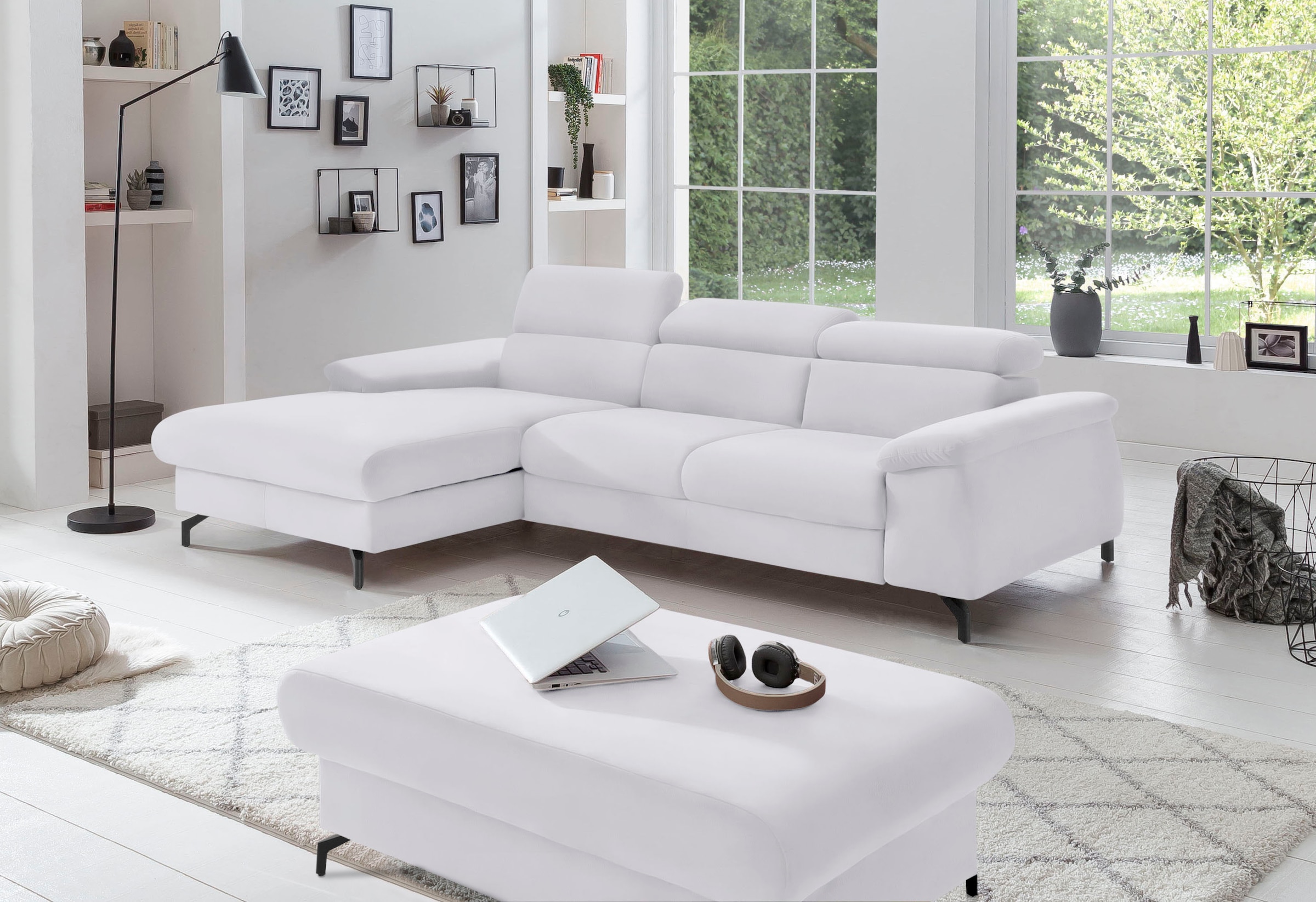 COTTA Ecksofa "Kitty L-Form", Modern, L-Form, Bodenfreiheit 12,5 cm günstig online kaufen