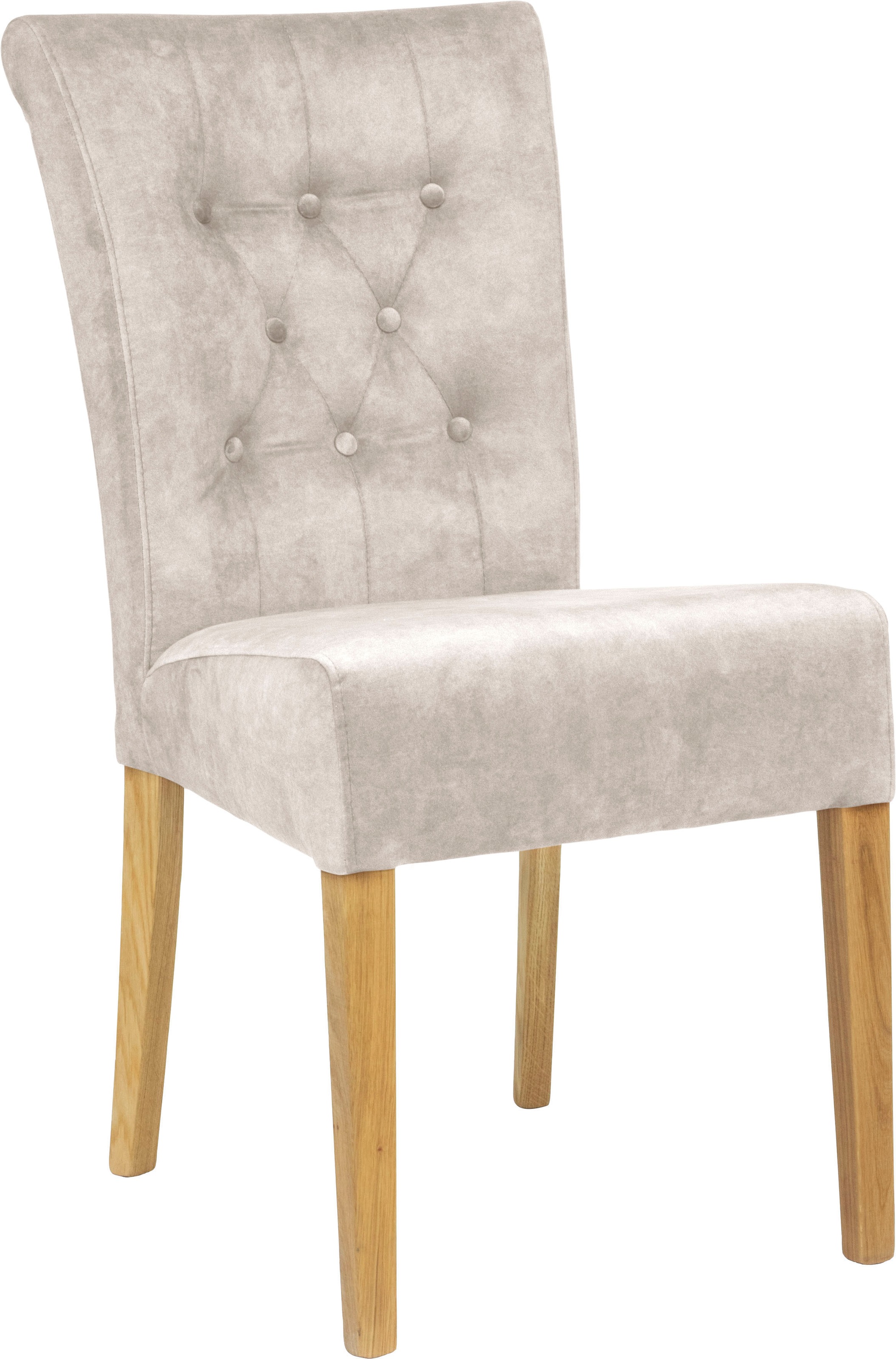 Home affaire Polsterstuhl »Queen« (Set) 2 Stk.Esszimmerstuhl mit Knopfheftu günstig online kaufen