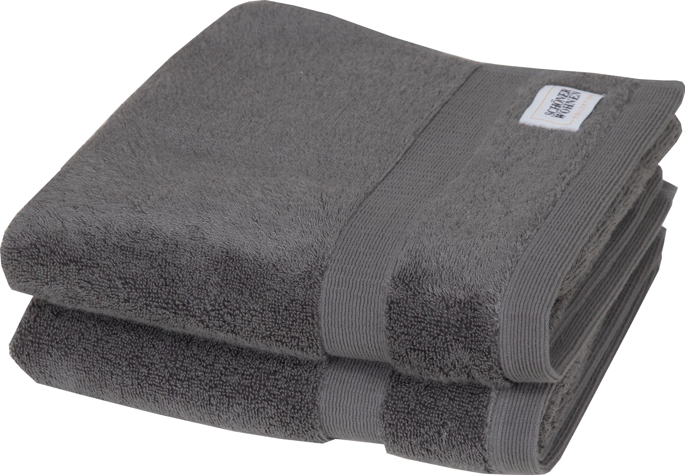 SCHÖNER WOHNEN-Kollektion Handtücher »Cuddly«, (2 St.), schnell trocknende  Airtouch-Qualität online bei