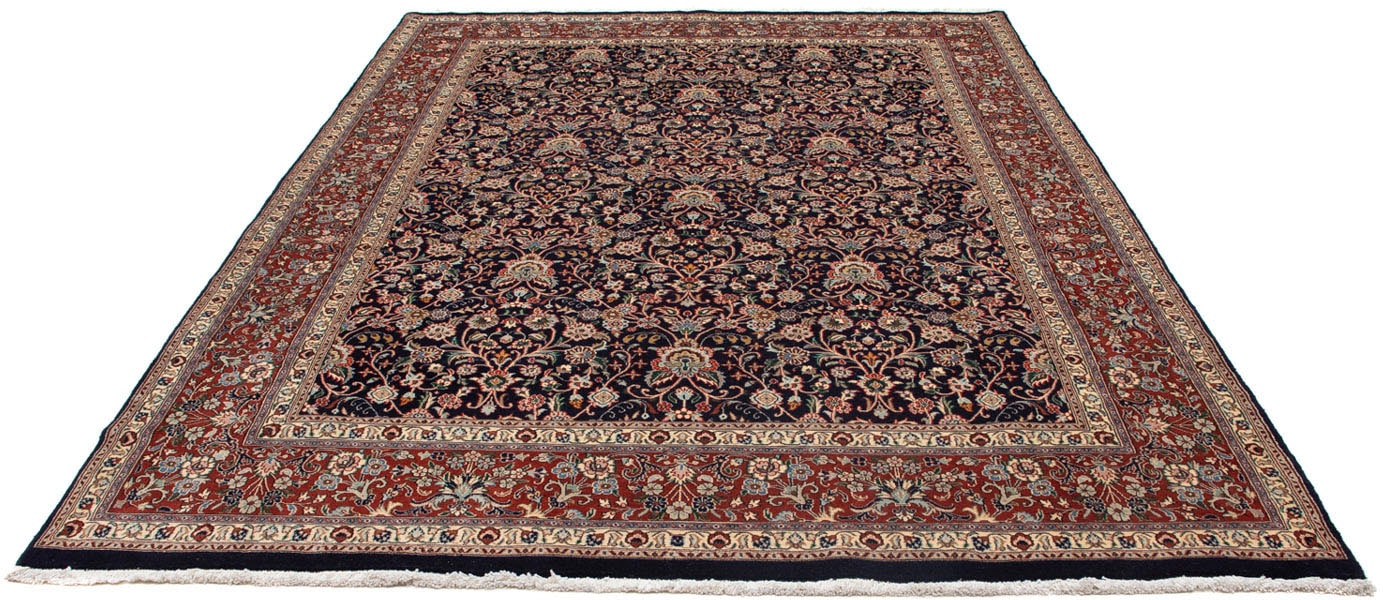 morgenland Wollteppich »Moud Blumenmuster Nero 288 x 197 cm«, rechteckig, 1 günstig online kaufen