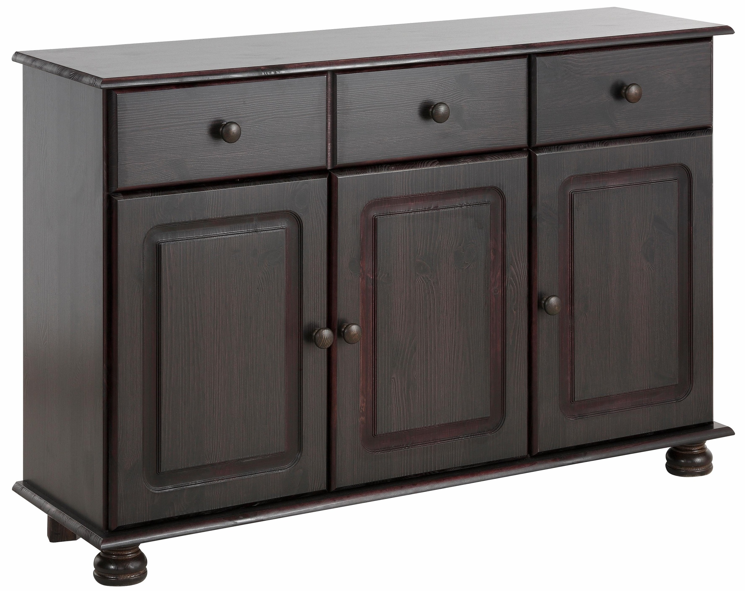 Home affaire Sideboard »Mette«, Kommode mit gefrästen, kugelförmigen Füßen, günstig online kaufen