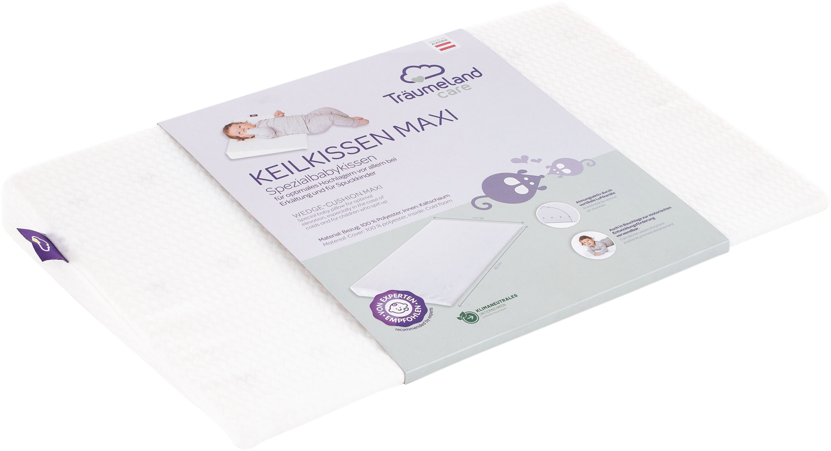 Träumeland Babykissen »care KEILKISSEN MAXI 35 x 55 cm«