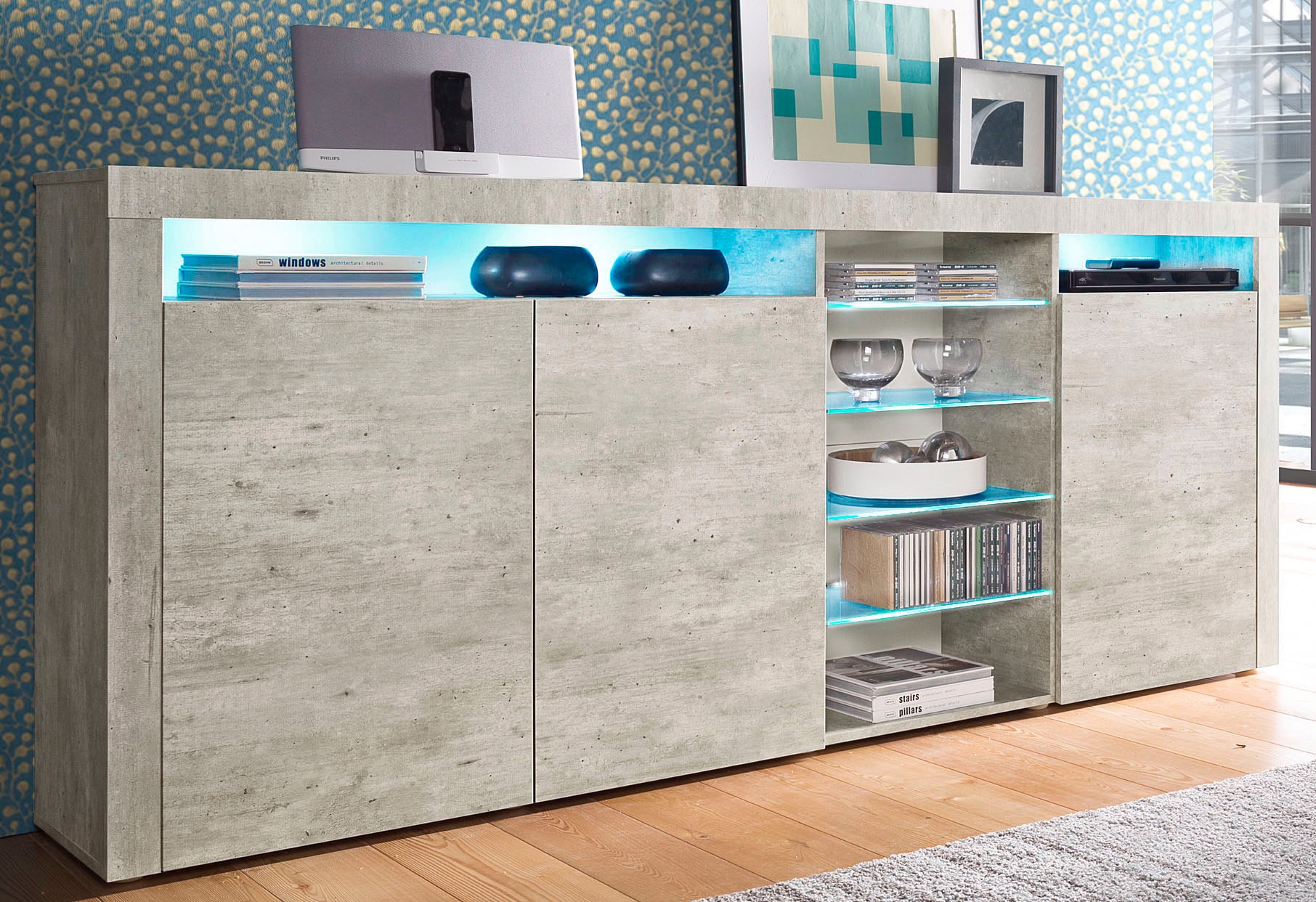 borchardt Möbel Highboard »Santa Fe«, Breite 200 cm auf Rechnung kaufen