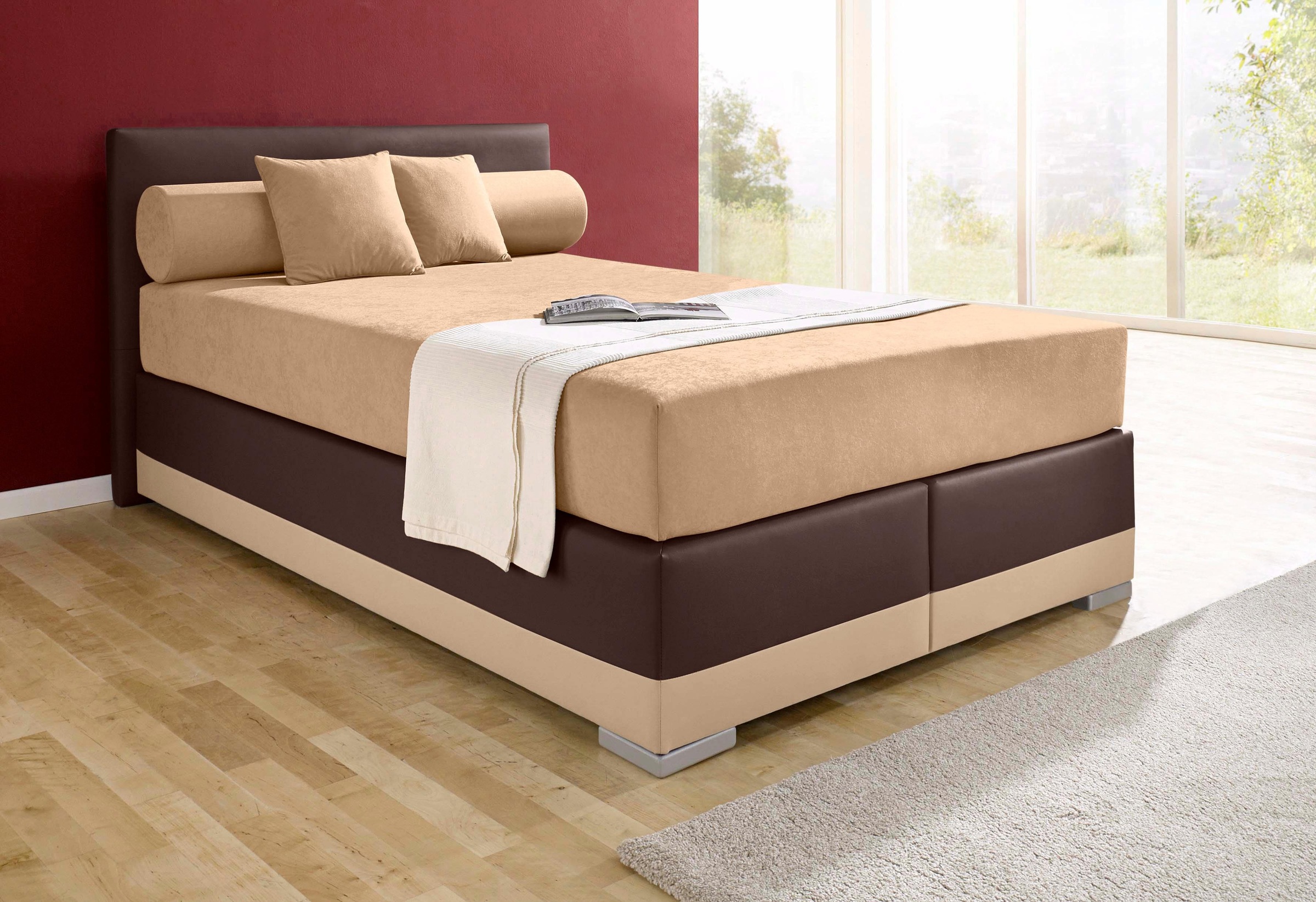 Maintal Boxspringbett »Lago«, in 3 verschiedenen Matratzenarten, H2 oder H3 günstig online kaufen