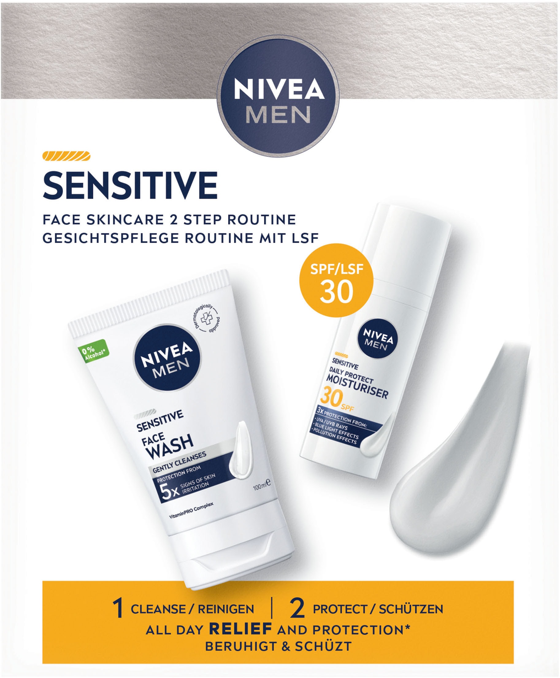 Nivea Men Gesichtspflege-Set »NIVEA Men Sensitive Routine Set«