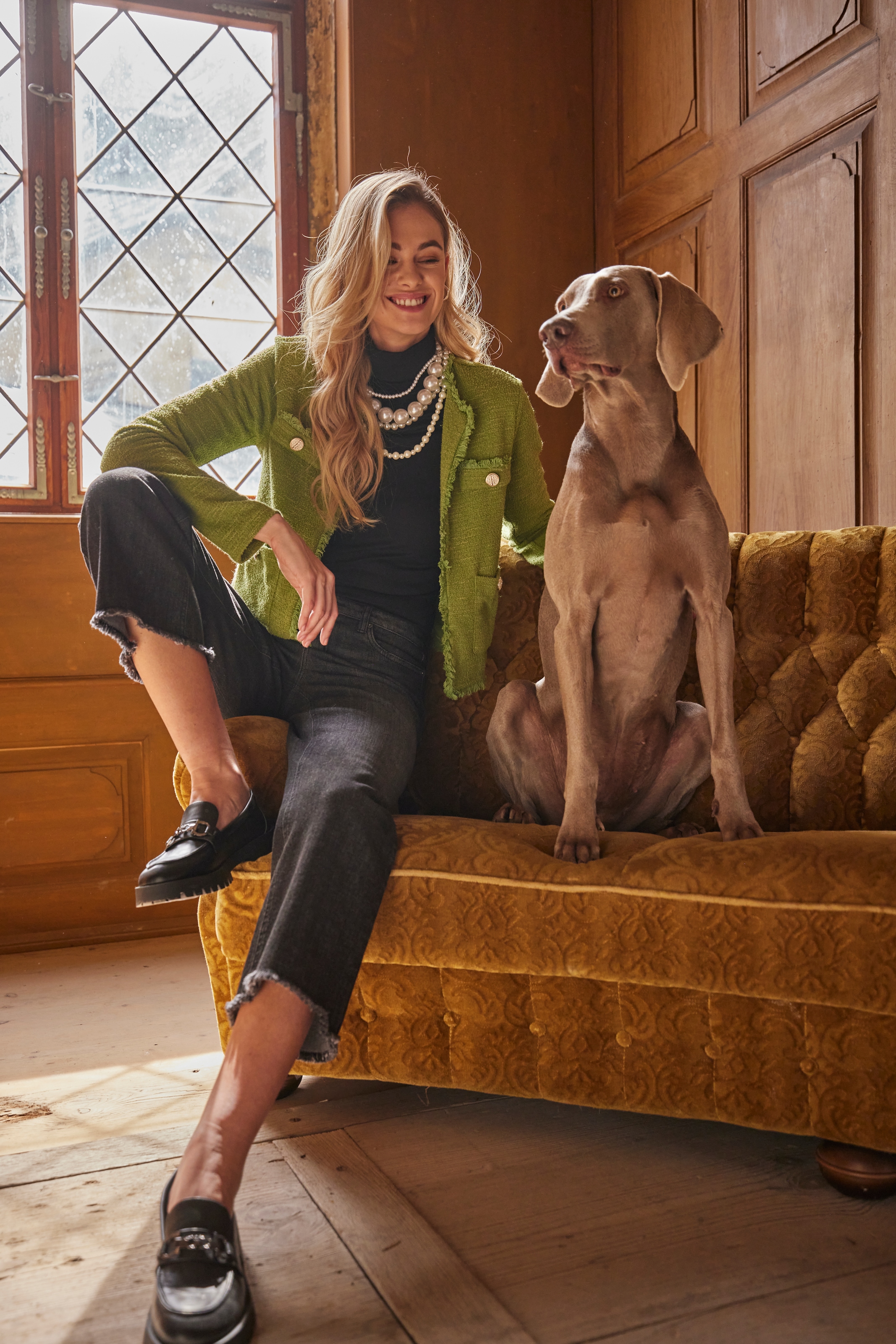 Aniston CASUAL 7/8-Jeans, mit leicht ausgefranstem Beinabschluss