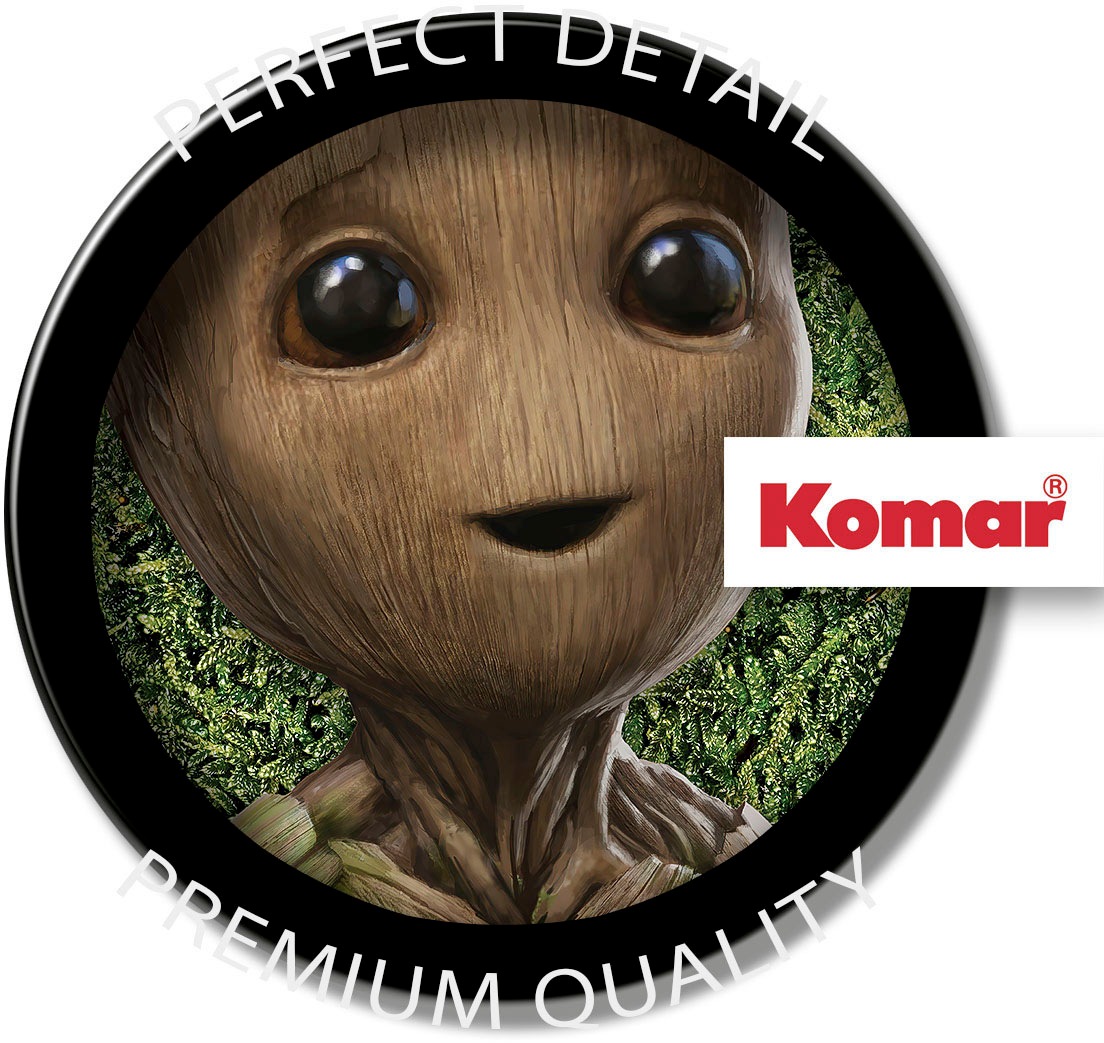 Komar Wandtattoo »selbstklebendes Vlies - Groot Little Twig - Größe 125 x 125 cm«, (1 St.), rund und selbstklebend