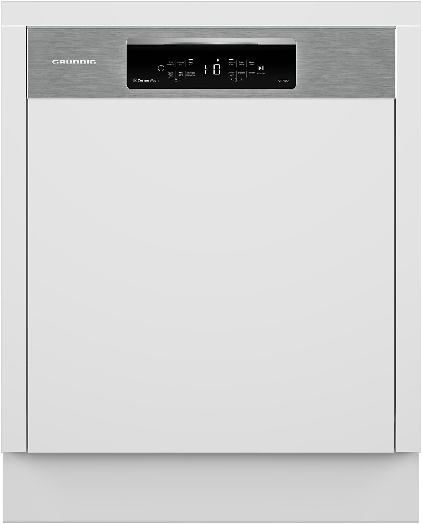 Grundig teilintegrierbarer Geschirrspüler »GNSP4510XCW 7697101677«, GNSP4510XCW 7697101677, 14 Maßgedecke