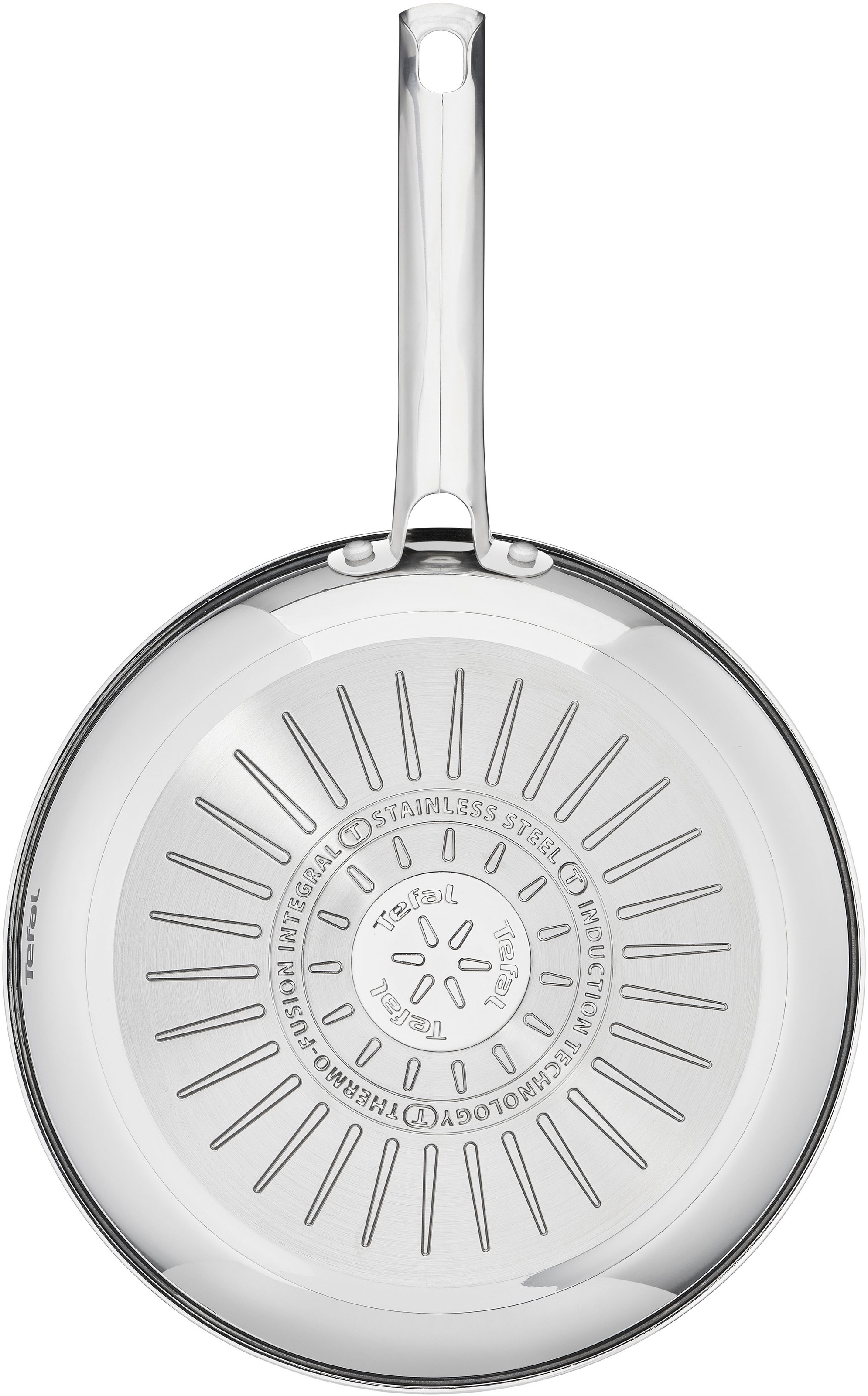 Tefal Pfannen-Set »Duetto On« Edelstahl Set, 3 Stk. tlg. Antihaftbeschichtung, Temperaturindikator Thermo-Signal, Induktion