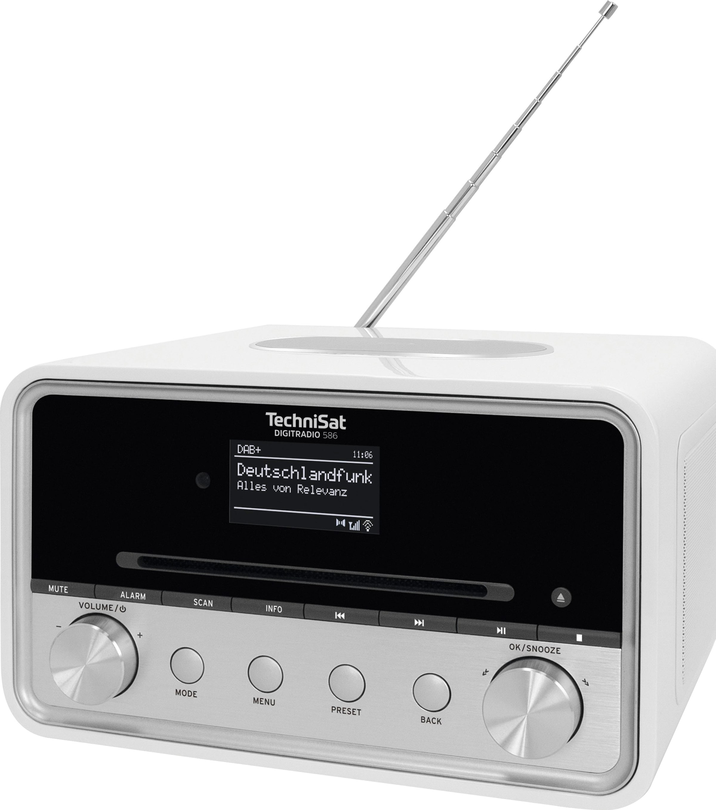 TechniSat Radio »DIGITRADIO 586«, (Bluetooth-A2DP Bluetooth-AVRCP Bluetooth-WLAN Digitalradio (DAB+)-Internetradio-UKW mit RDS 20 W)