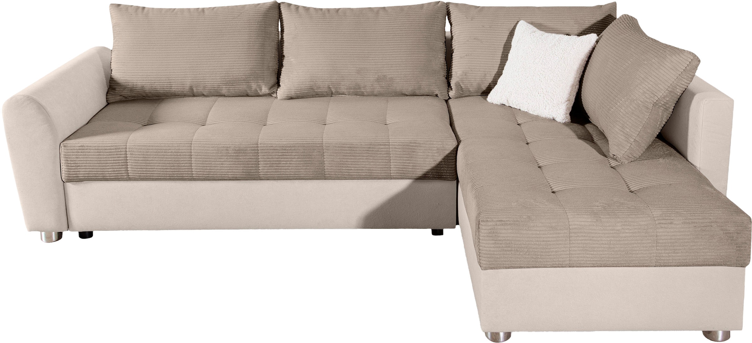 COLLECTION AB Ecksofa »JANA XL-Sofa L-Form«, inkl. Bettfunktion, Bettkasten günstig online kaufen