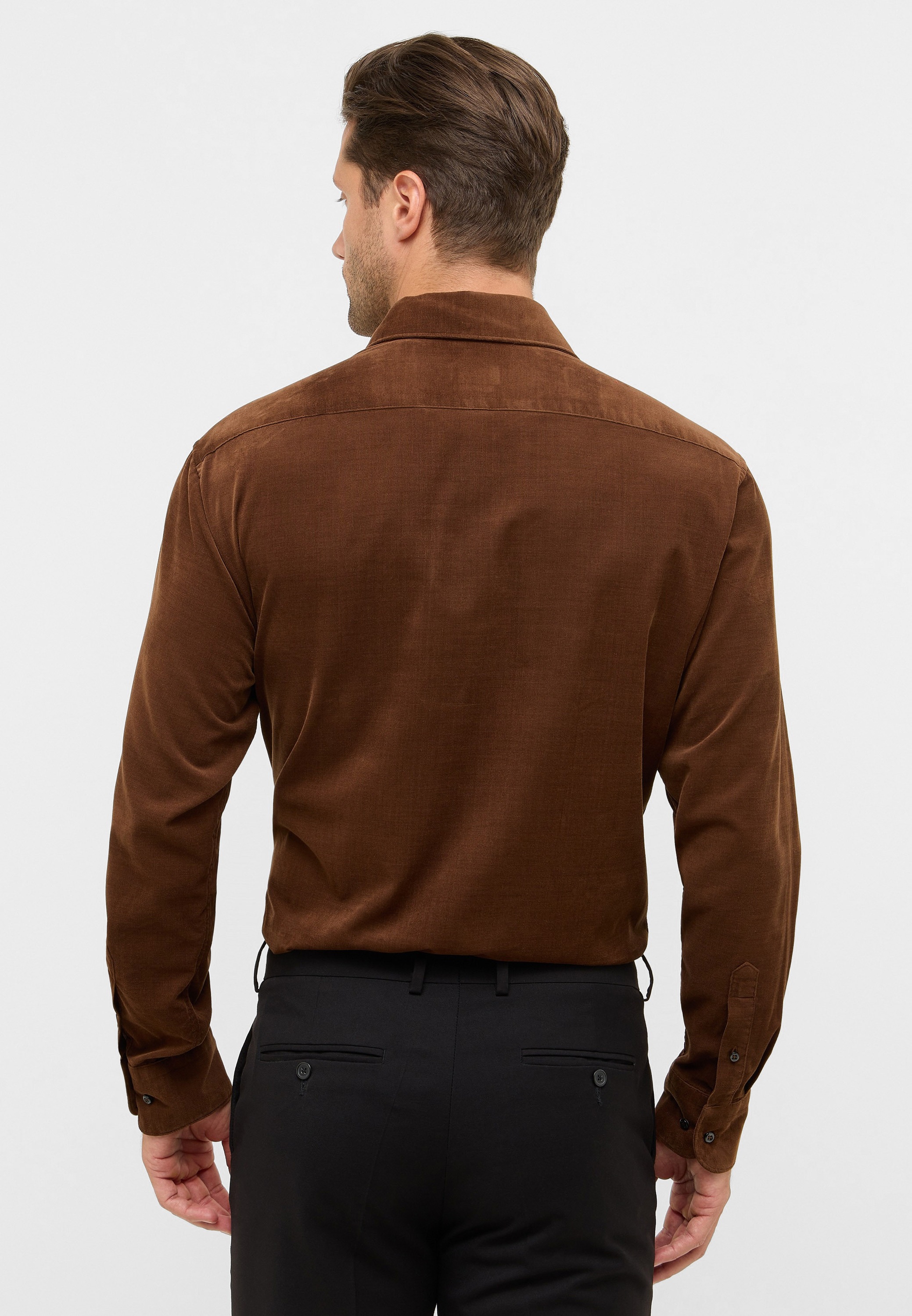 Eterna Langarmhemd »MODERN FIT« EASY IRON (bügelleicht)