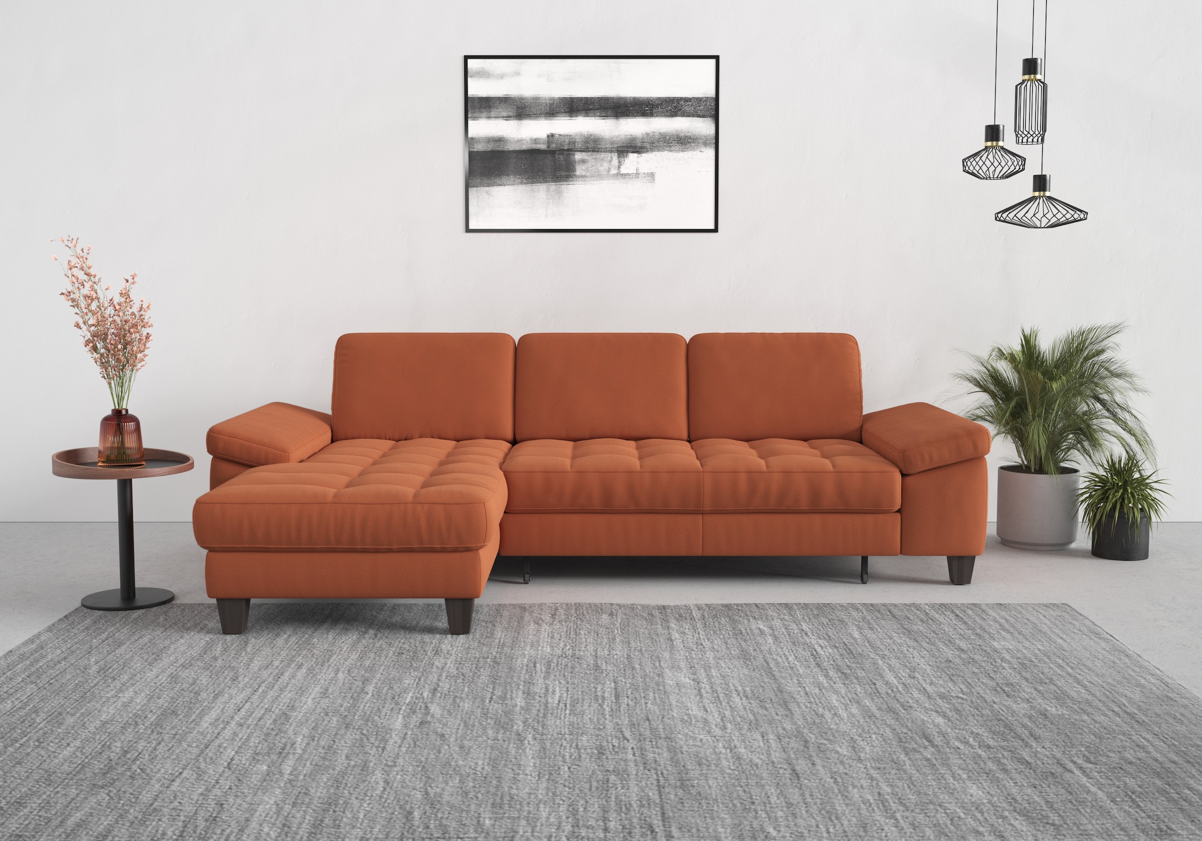 sit&more Ecksofa »Westham L-Form« Recamiere, mit oder ohne Bettfunktion, Be günstig online kaufen