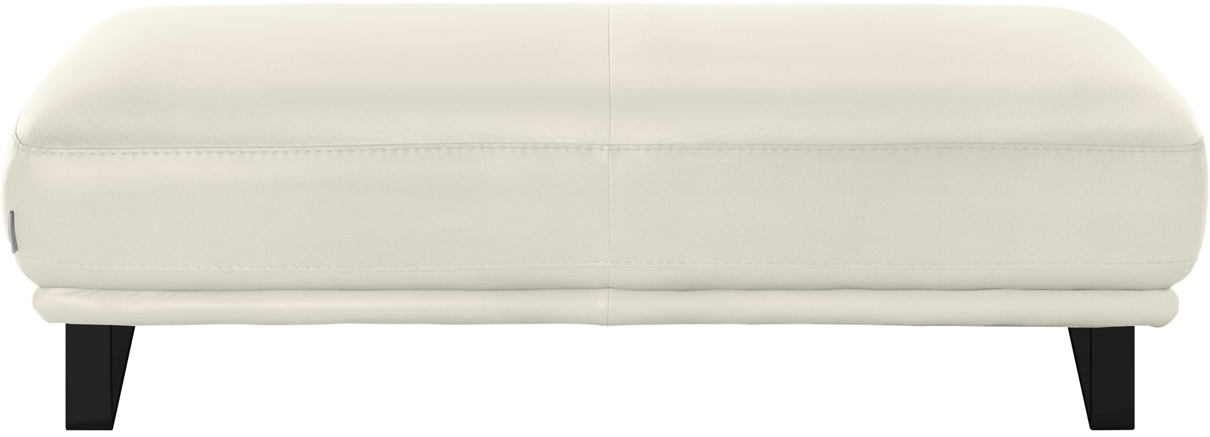 W.SCHILLIG Hocker »montanaa«, mit Metallkufen in Schwarz pulverbeschichtet, Breite 141 cm