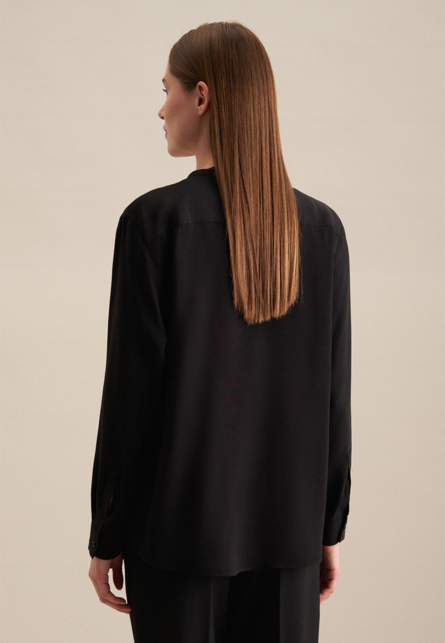 seidensticker Klassische Bluse »Schwarze Rose«, Tunika Uni