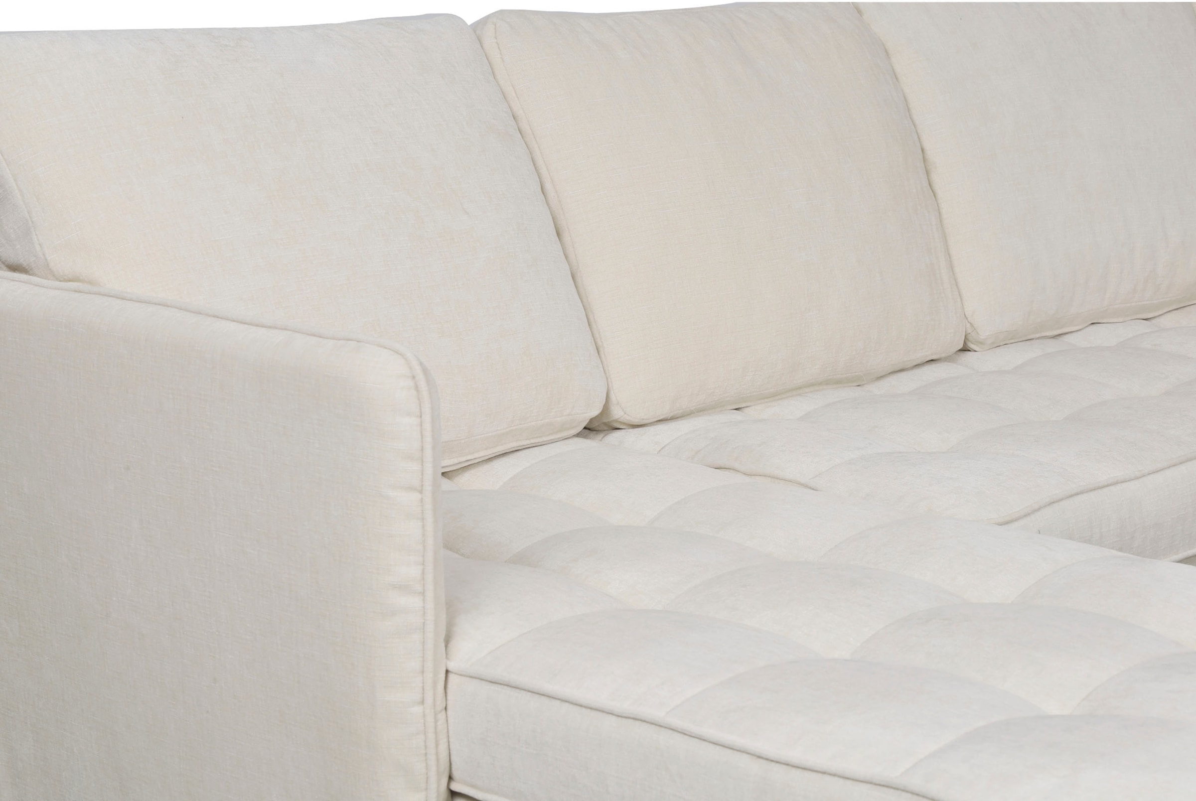 Dorel Home Wohnlandschaft »LINDHUS, U-Form, verschiedene Stellvarianten, Modulsofa« Recamiere, Stauraum, Cord und Chenille-Bezug