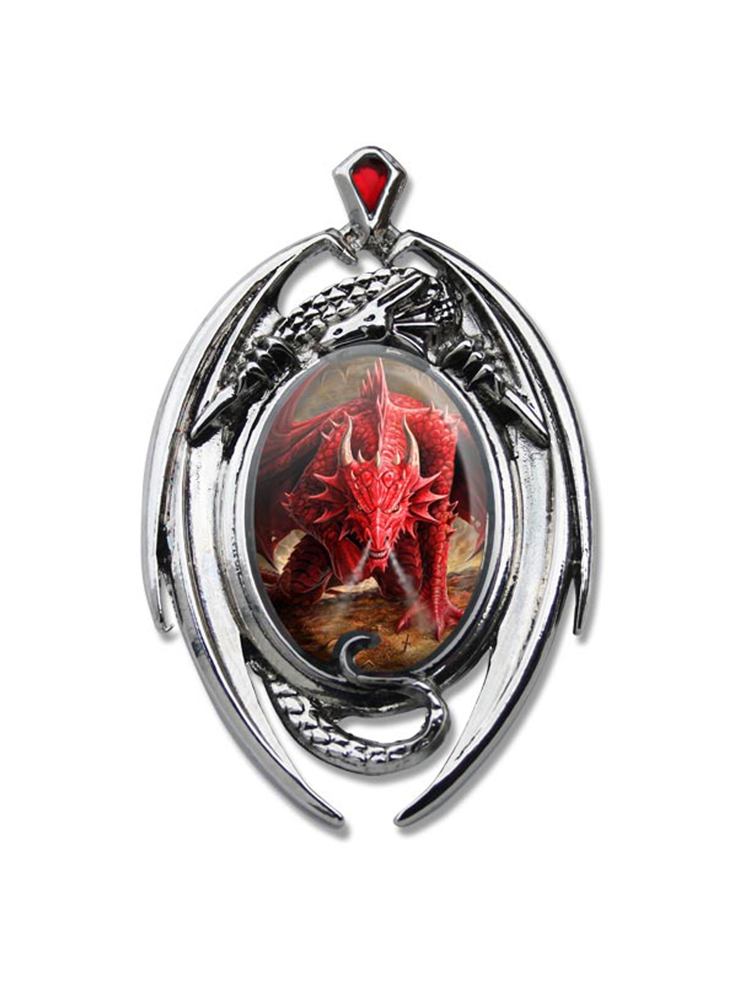 Cabochon Adelia´s Talisman« Cabochon Lair »Anhänger Amulett Dragons