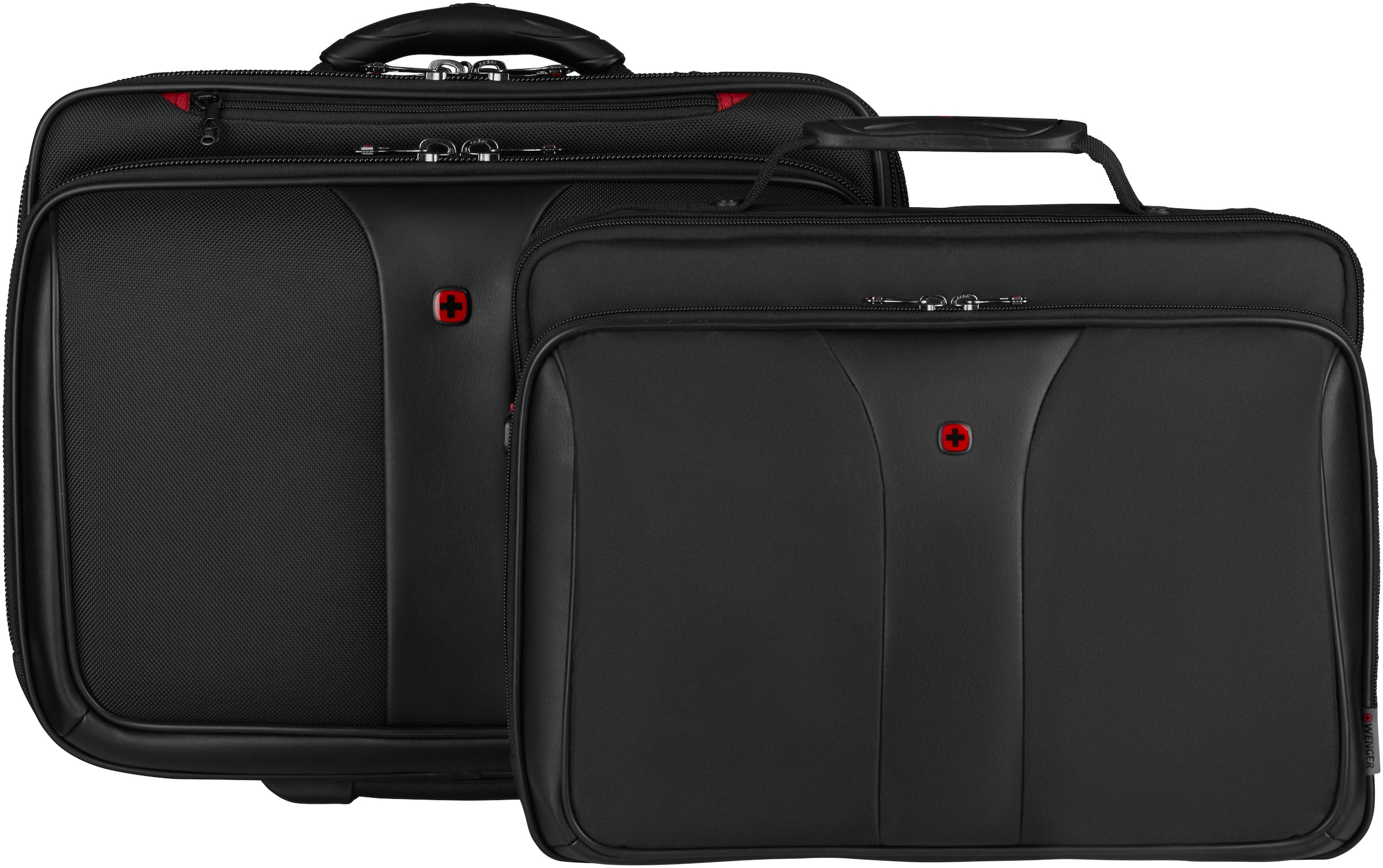 Wenger Business-Trolley »Patriot II, schwarz«, 2 Rollen, mit 17,3-Zoll Laptopfach & abnehmb. Tasche für Laptops bis 15,6-Zoll