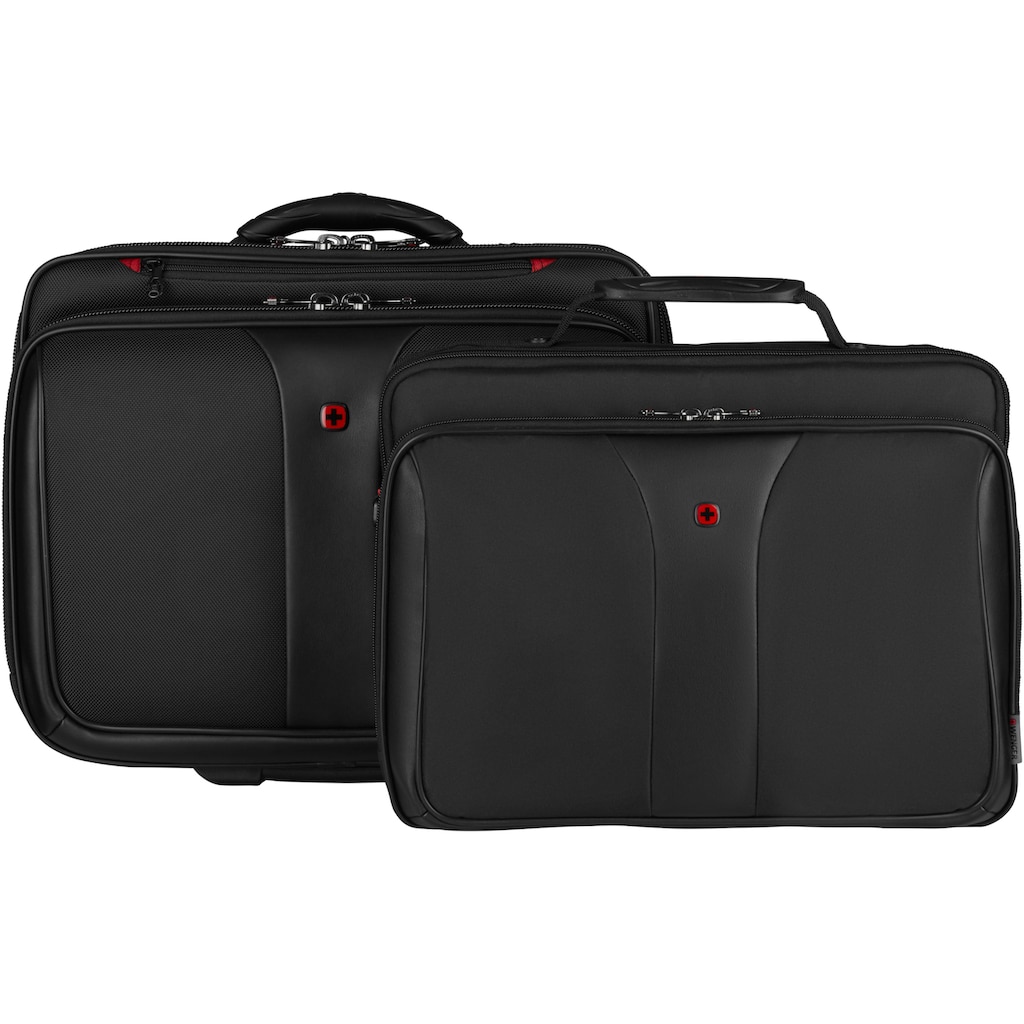 Wenger Business-Trolley »Patriot II, schwarz«, 2 Rollen, mit 17,3-Zoll Laptopfach und abnehmbarer Tasche für Laptops bis 15,6-Zoll