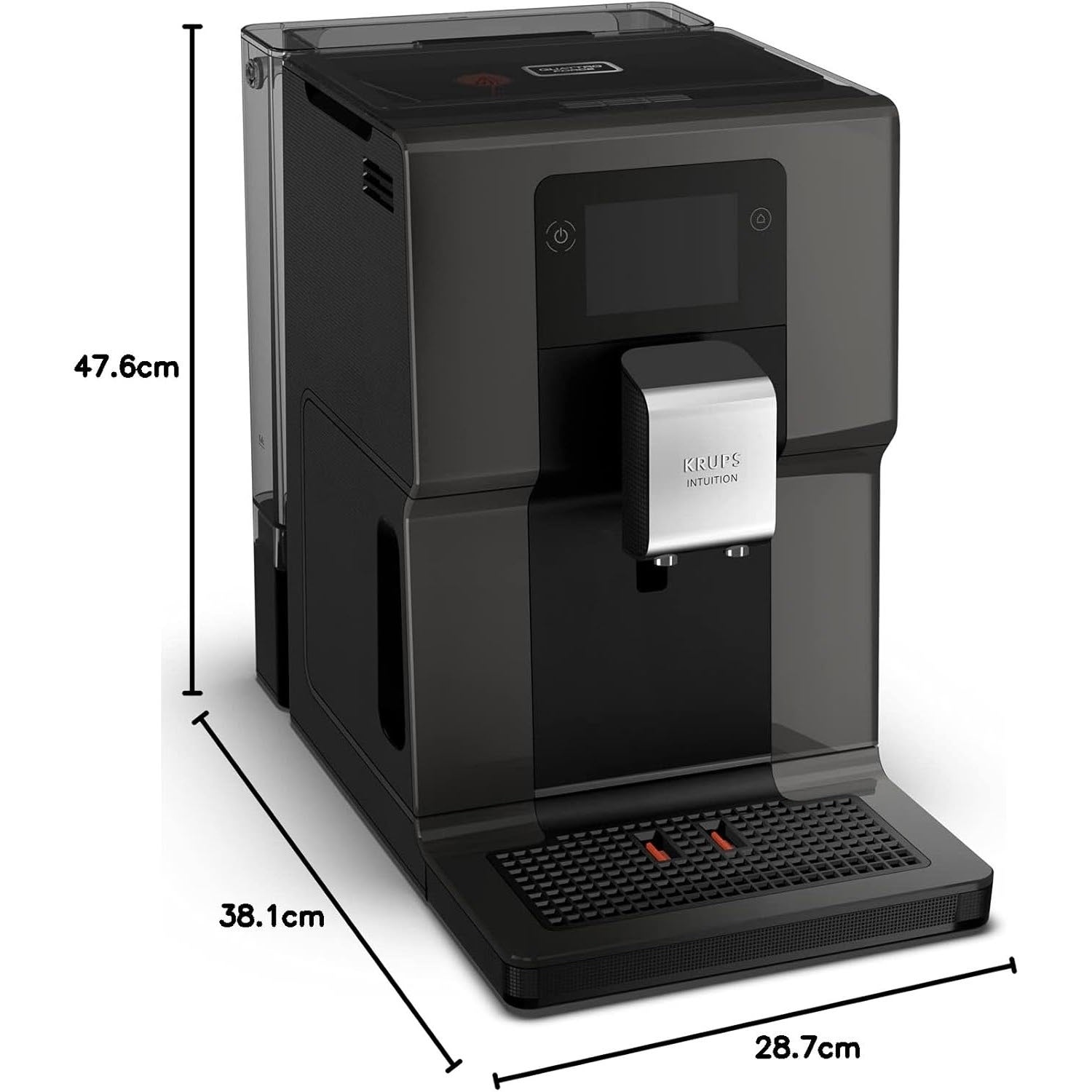 Krups Kaffeevollautomat »EA872B Intuition Preference« 3,5"-Farb-Touchscreen, intuitive farbige Lichtanzeigen