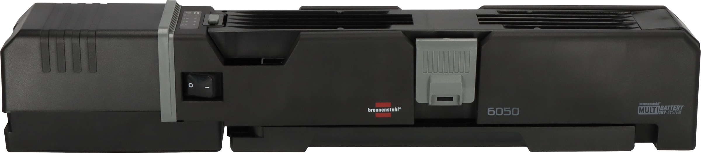 Brennenstuhl LED Arbeitsleuchte »Multi Battery LED Akku Teleskop Arbeitsstrahler 6050 MA«, Leuchtmittel LED-Modul | LED fest integriert, höhenverstellbar, kompatibel mit 18V Akkus 11 verschiedener Hersteller