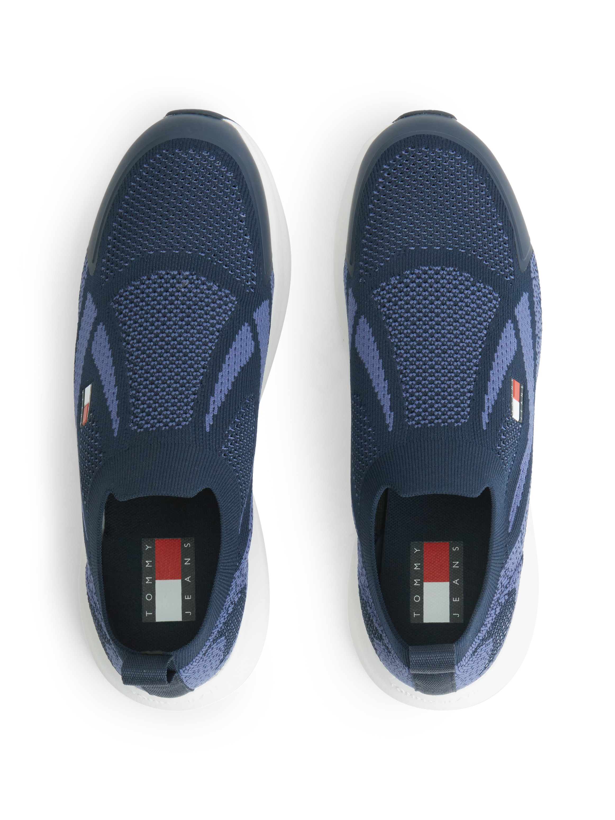 Tommy Jeans Slip-On Sneaker »TJM KNITTED RUNNER«  Slipper, Halbschuh, Schlupfschuh mit Kontrastbesätzen