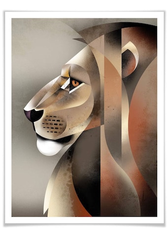 Poster »Lion«, Löwen, (1 St.)