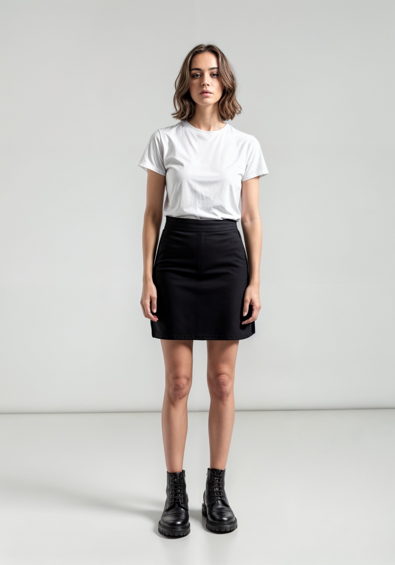 MELROSE Minirock schwarz 38 Zeitloser Rock