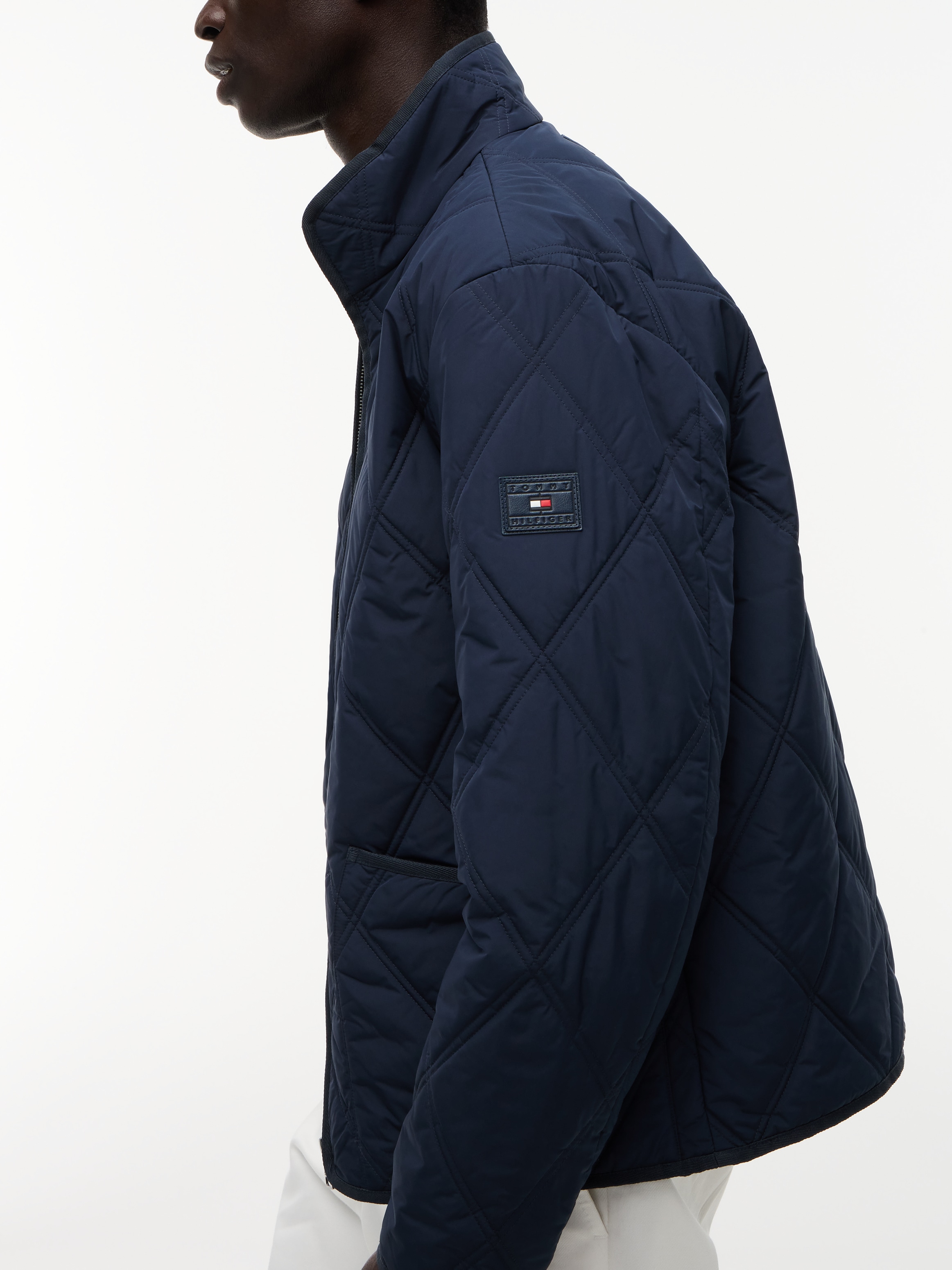 Tommy Hilfiger Steppjacke »DIAMOND QUILT« mit Rautensteppung und Reißverschluss