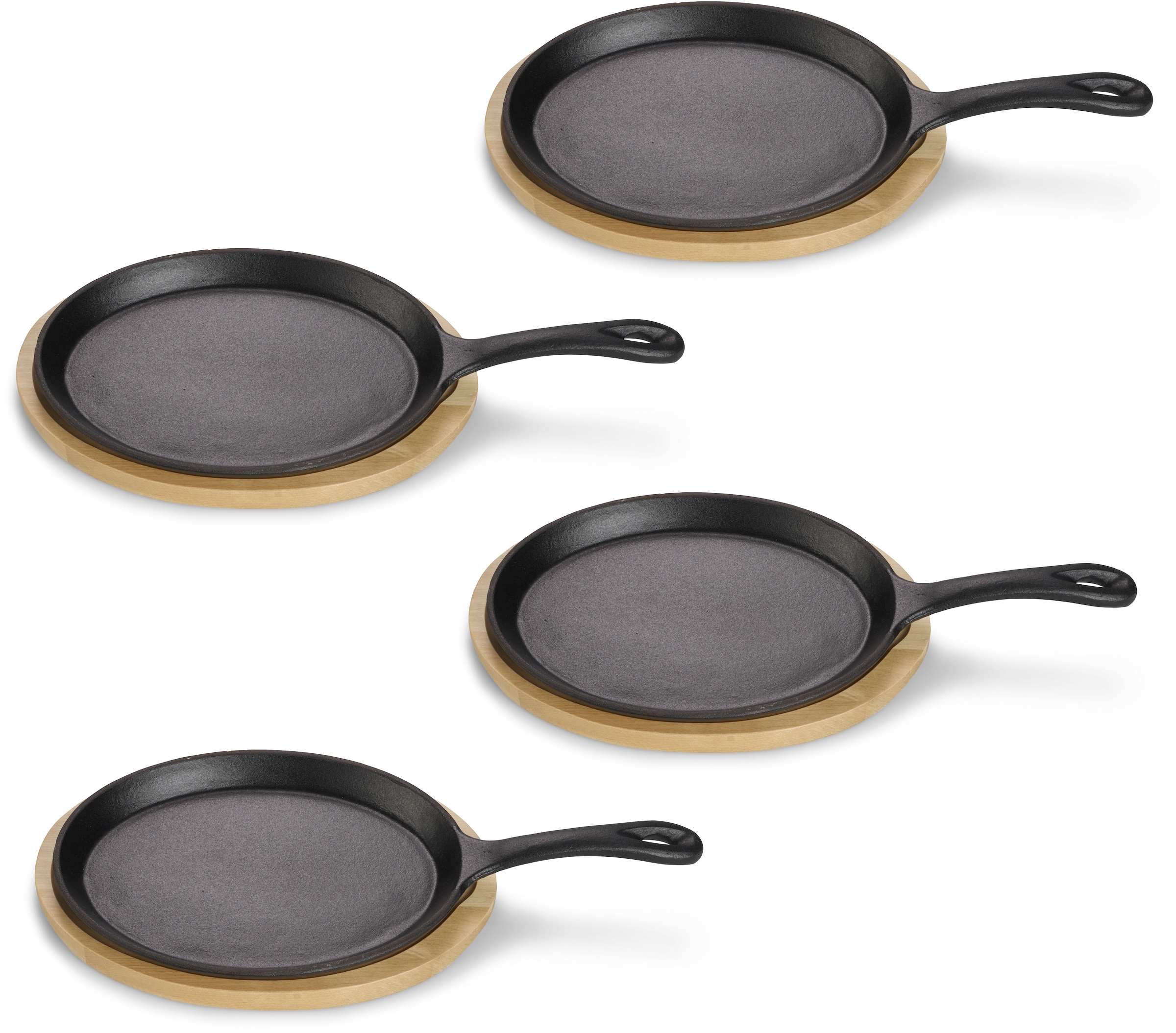 ECHTWERK Servierpfanne »4x Pfännchen "Rund"«, Gusseisen, (Set, 4 tlg.), ink günstig online kaufen