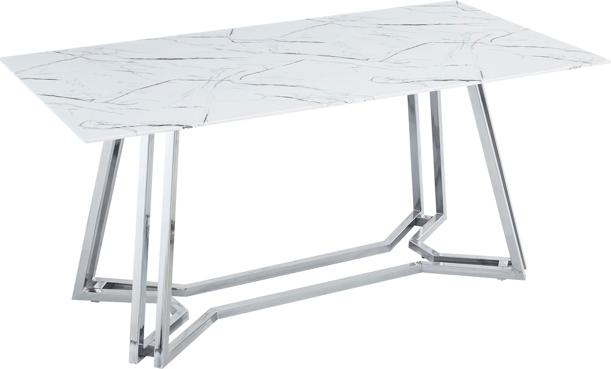 SalesFever Esstisch »Design Tisch für gemütliche Abende« Eleganz trifft Des günstig online kaufen