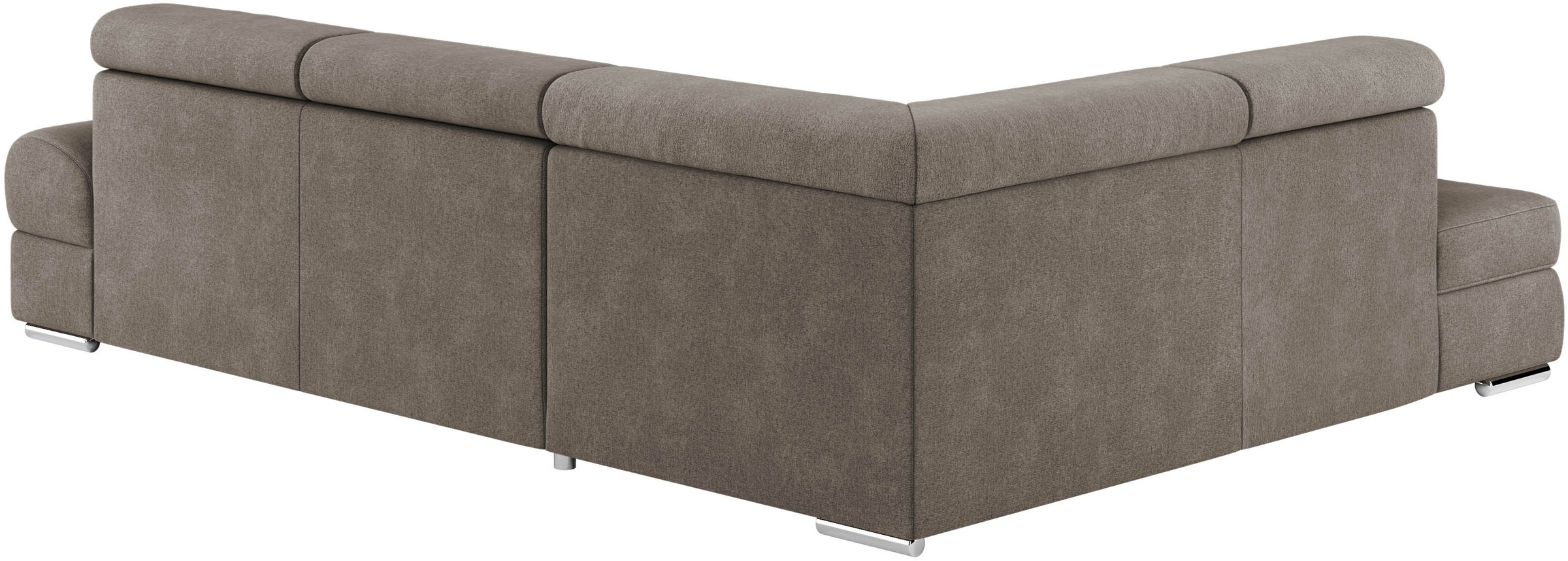 sit&more Ecksofa »Broadway L-Form«, mit verstellbaren Kopfteilen, wahlweise mit Bettfunktion